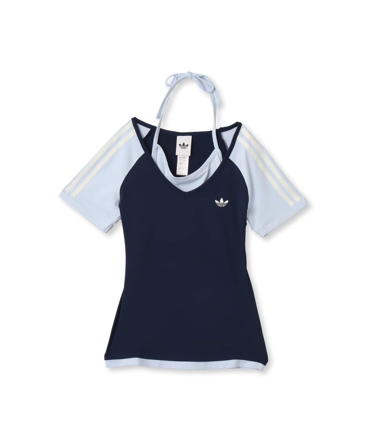 adidas SUMMER GLOW VINTAGE T-SHIRT ナイトインディゴ/クリスタルスカイのメイン画像