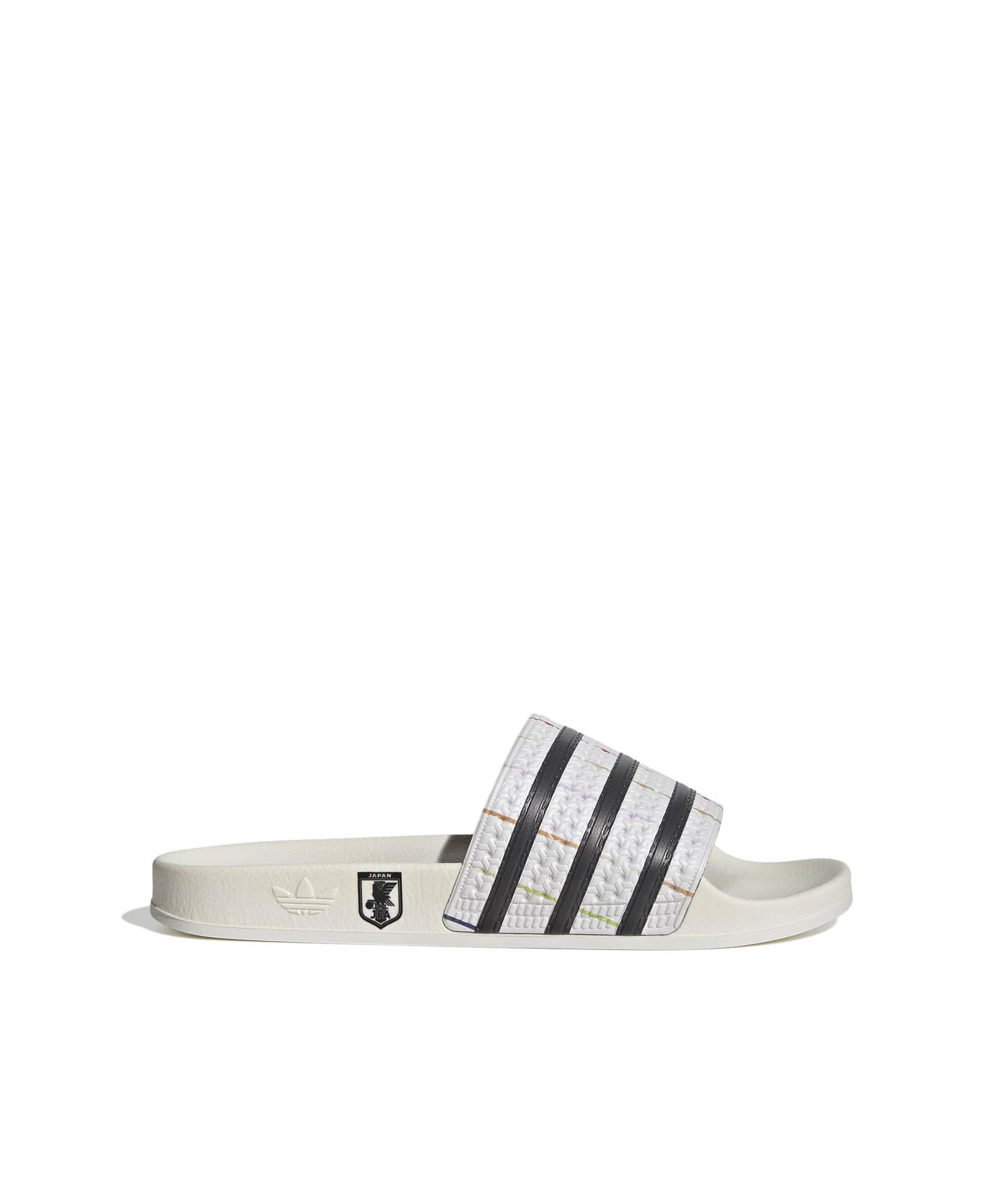 adidas TREFOIL SLIDE JFA OFF WHITE/CORE BLACK/OFF WHITEのメイン画像