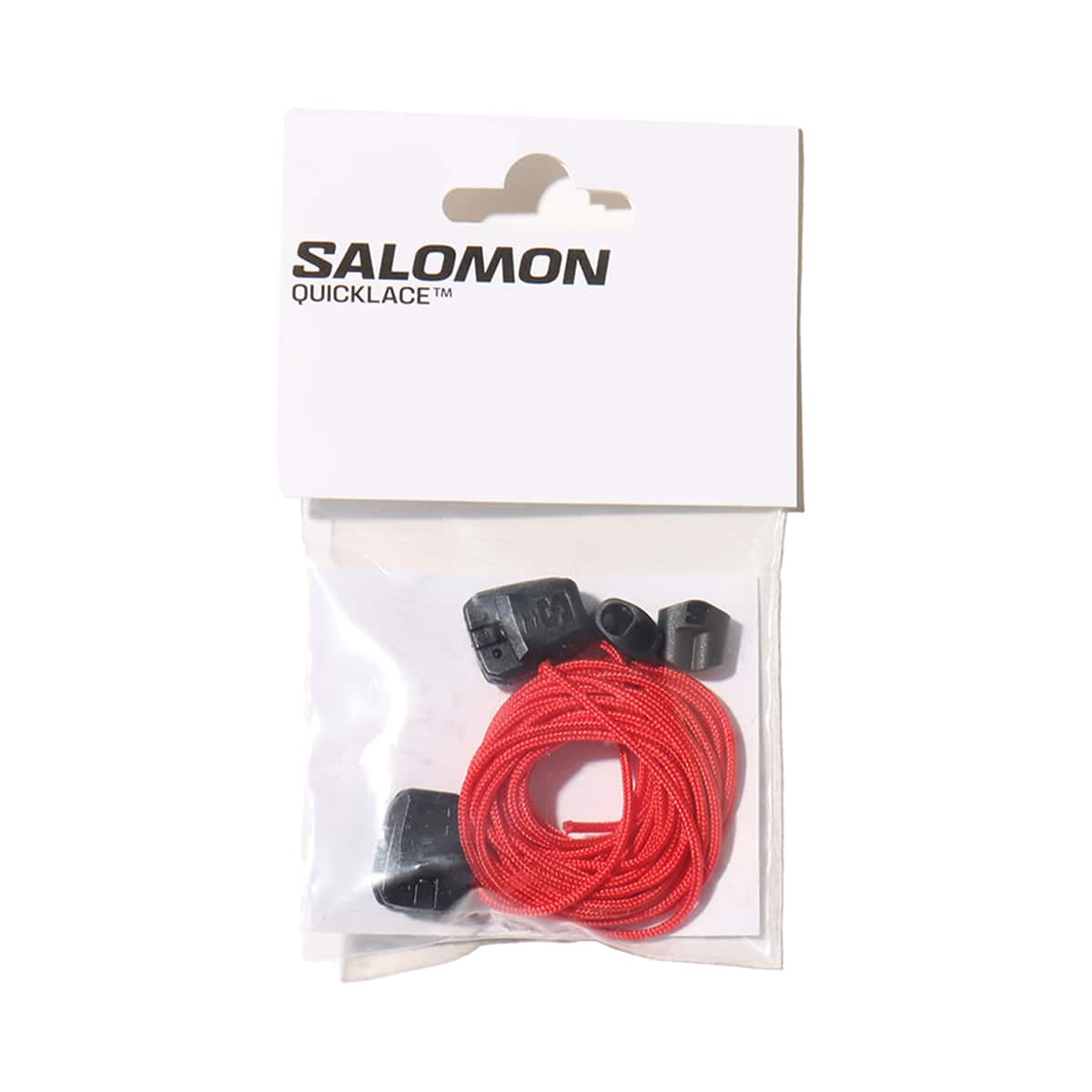 SALOMON QUICKLACE KIT RacRd/Black/Blackのメイン画像