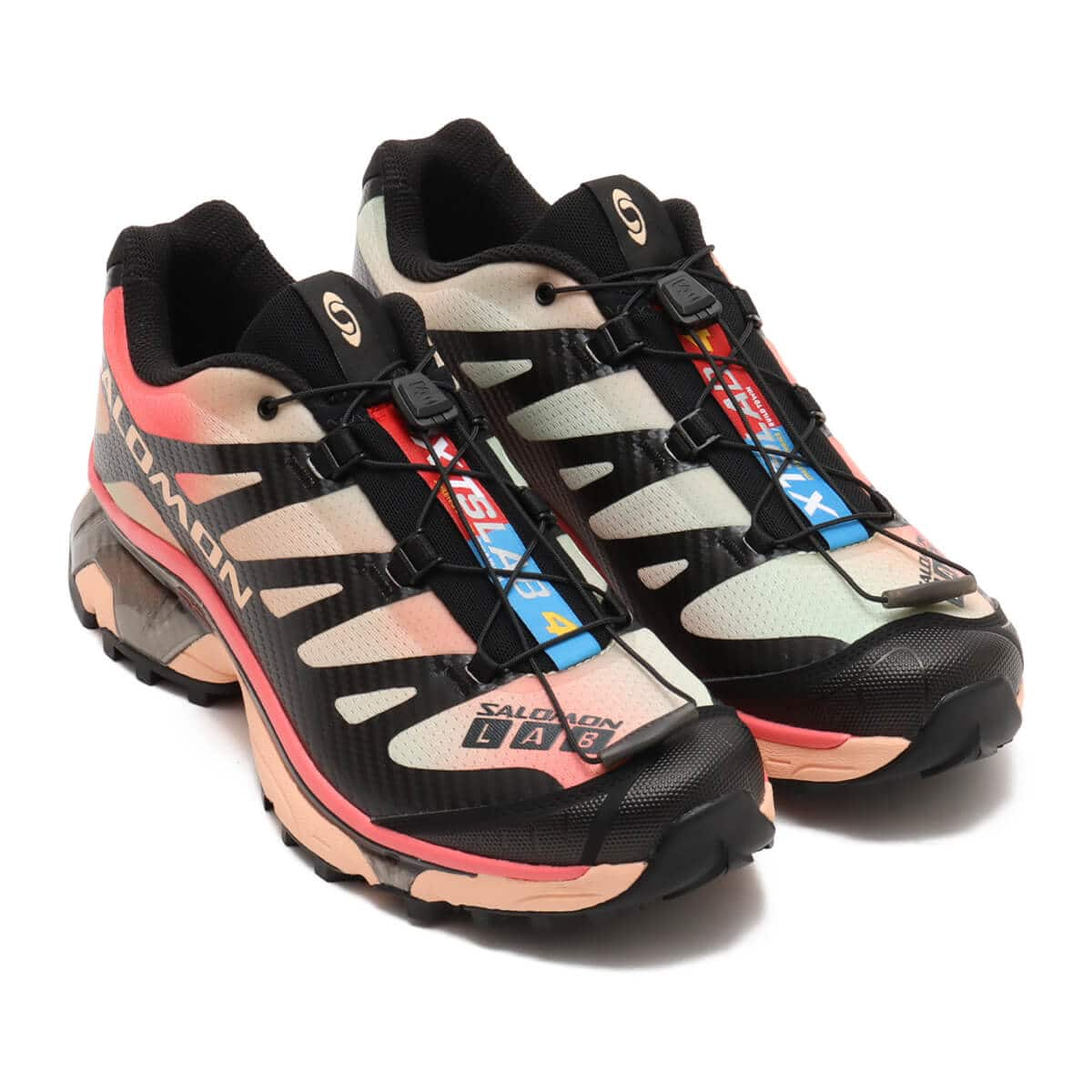 SALOMON XT-4 OG AURORA BOREALIS Black/Prairie Sunset/Sugar Coral