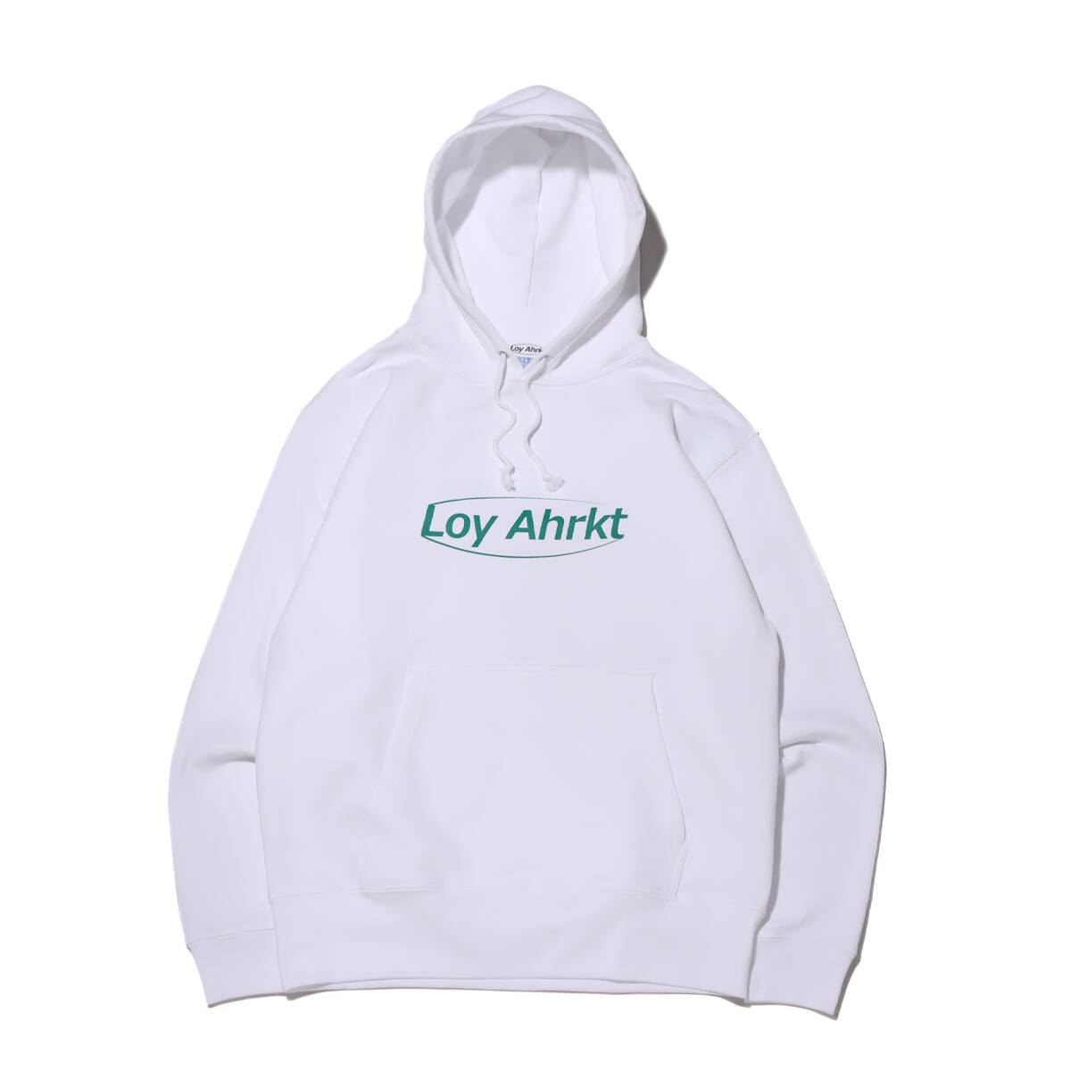Loy Ahrkt Basic Logo Hood ホワイトのメイン画像