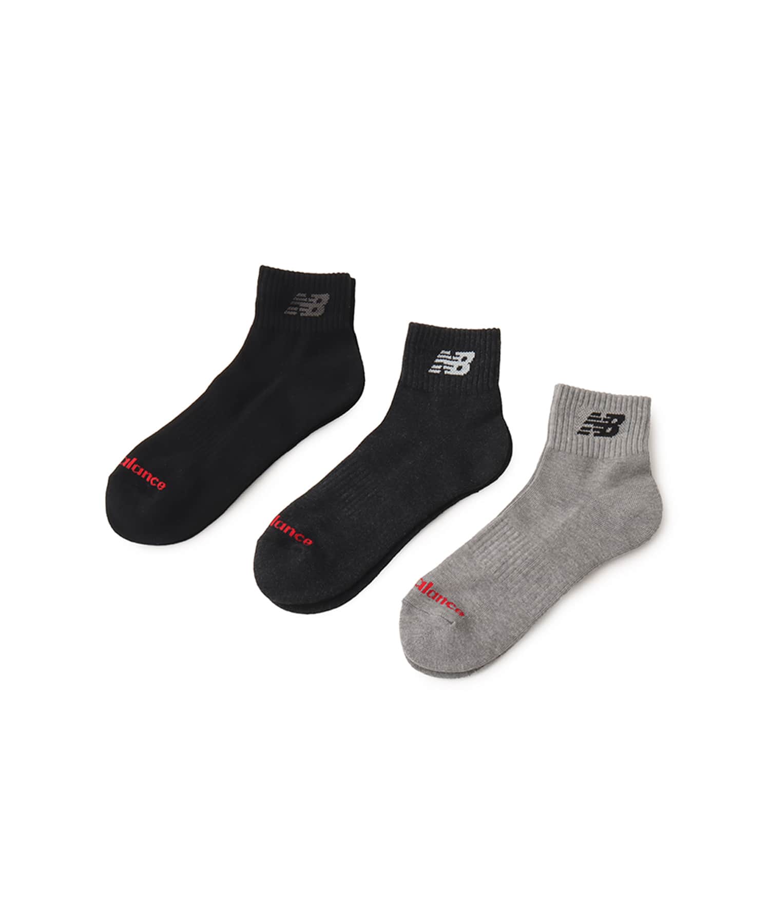 New Balance MID LENGTH 3 PACK SOCKS アソートカラー1のメイン画像