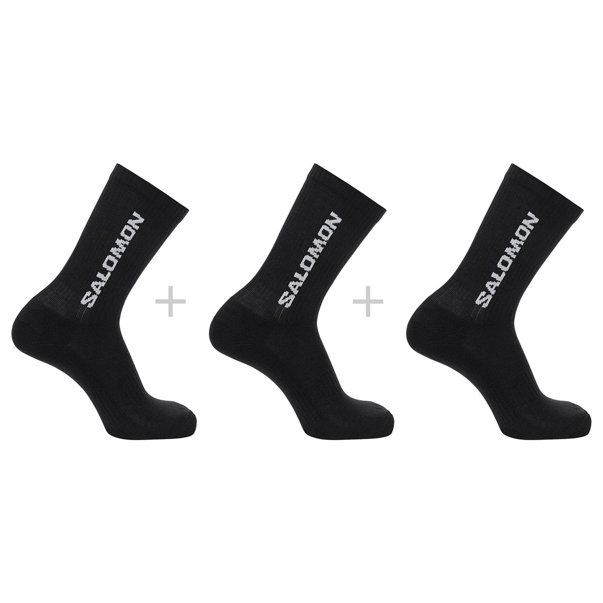 SALOMON EVERYDAY CREW 3-PACK BLACK / BLACK / BLACK のメイン画像