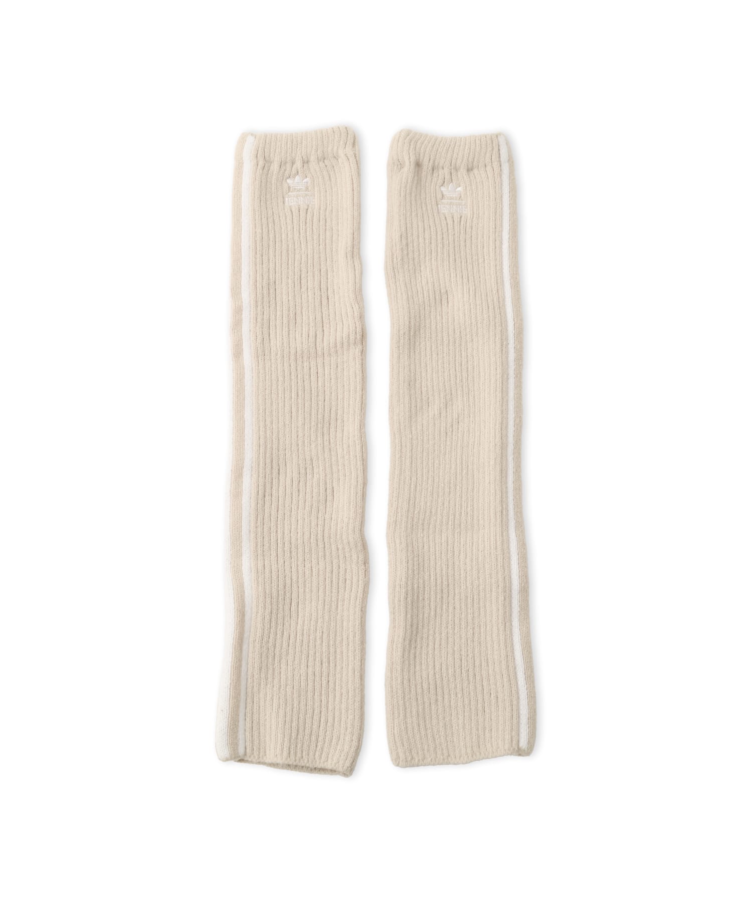 adidas JENNIE KNEE HIGH LEG WARMERS クリアブラウン/ホワイトのメイン画像