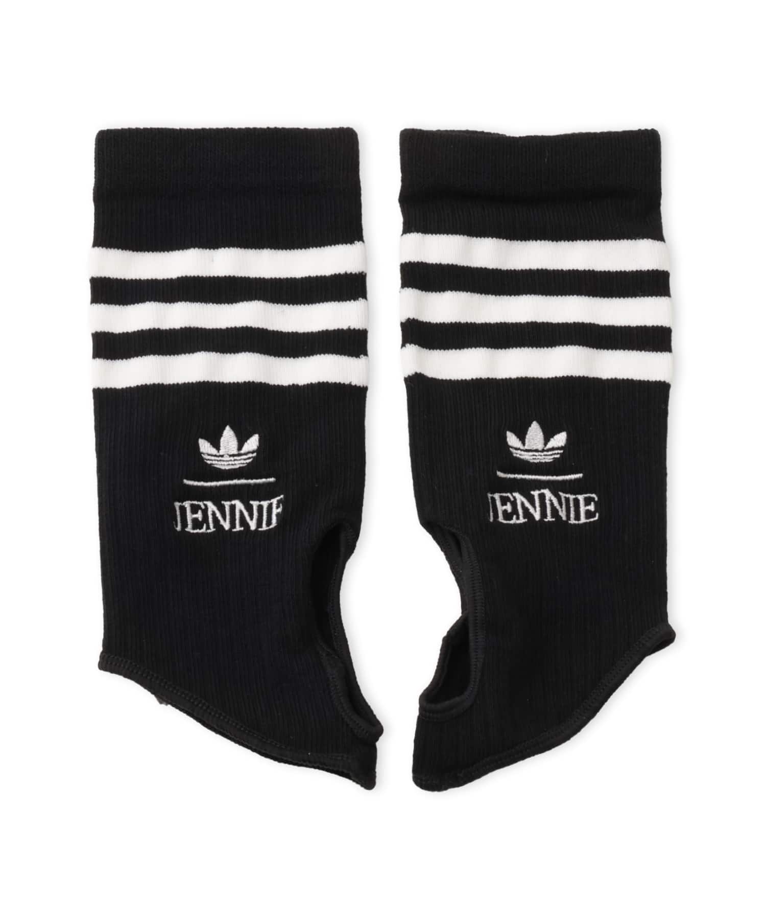 adidas JENNIE CUT-OUT SOCK 1PP ブラックのメイン画像
