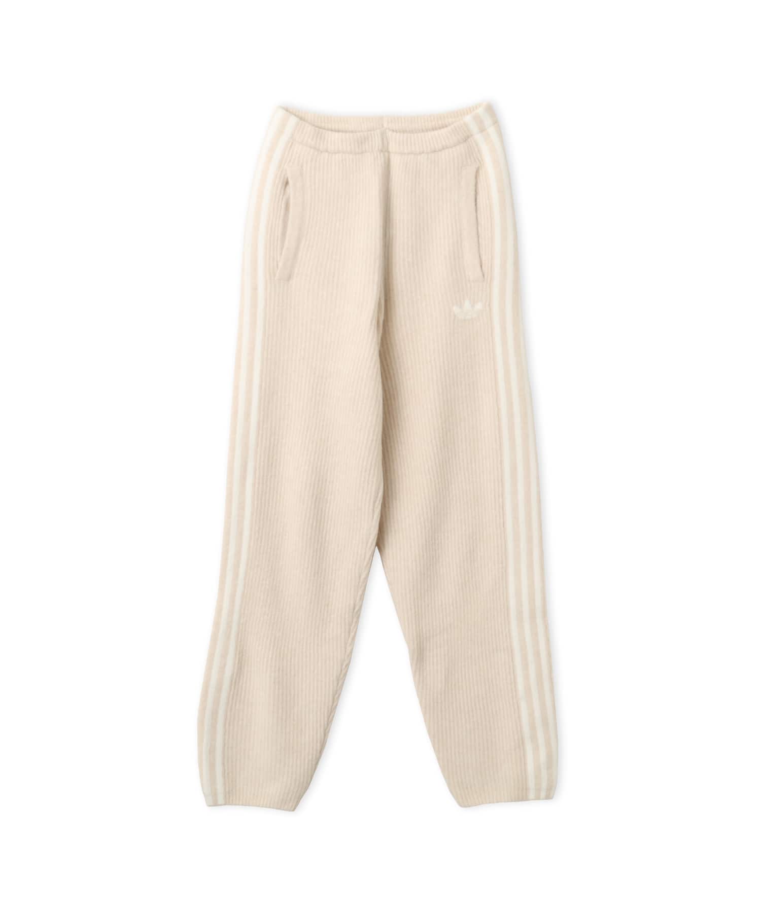 adidas JENNIE KNITTED LOOSE JOGGERS クリアブラウンのメイン画像