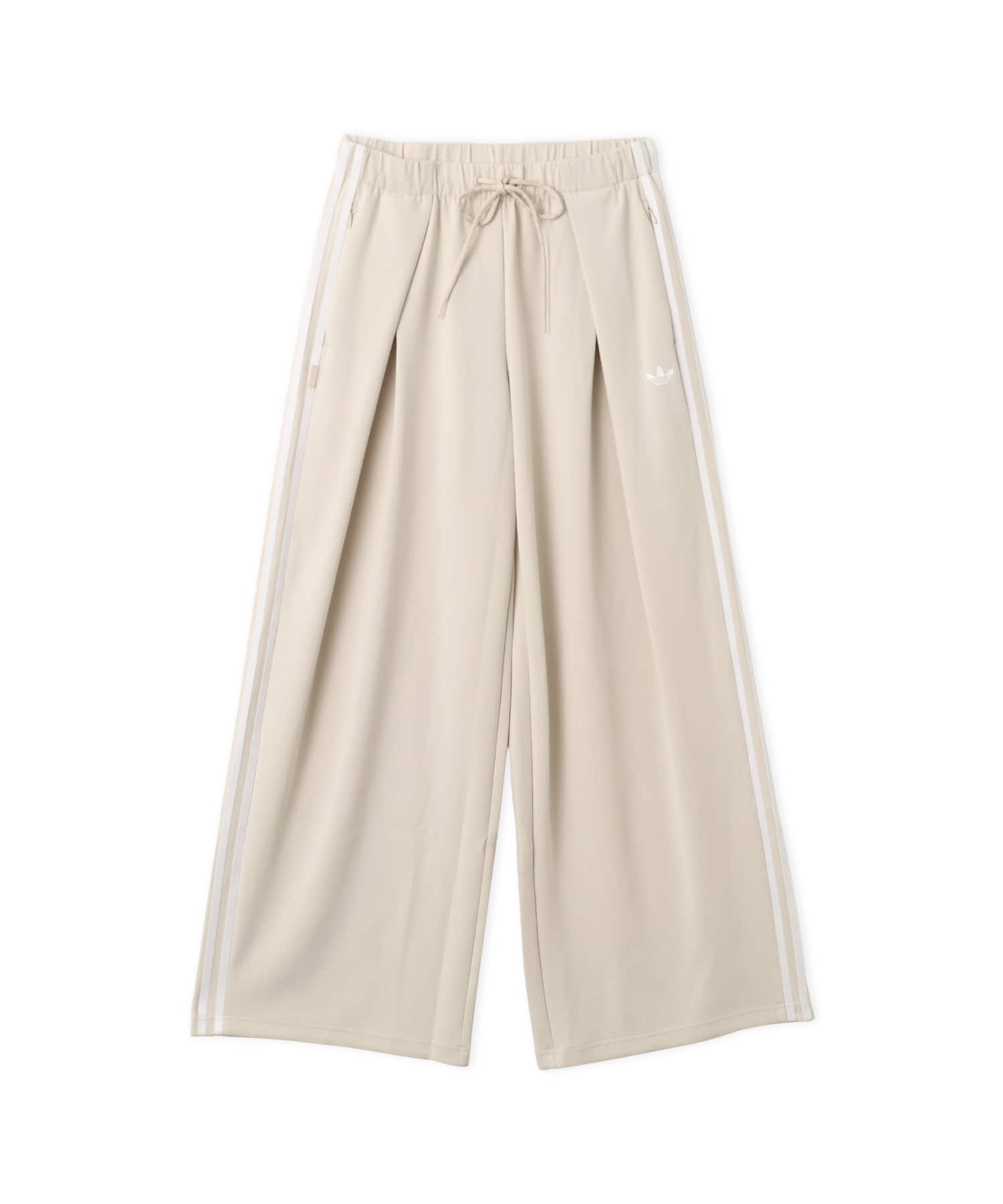 adidas JENNIE PLEATED TRACK TRACKSUIT BOTTOMS クリアブラウンのメイン画像