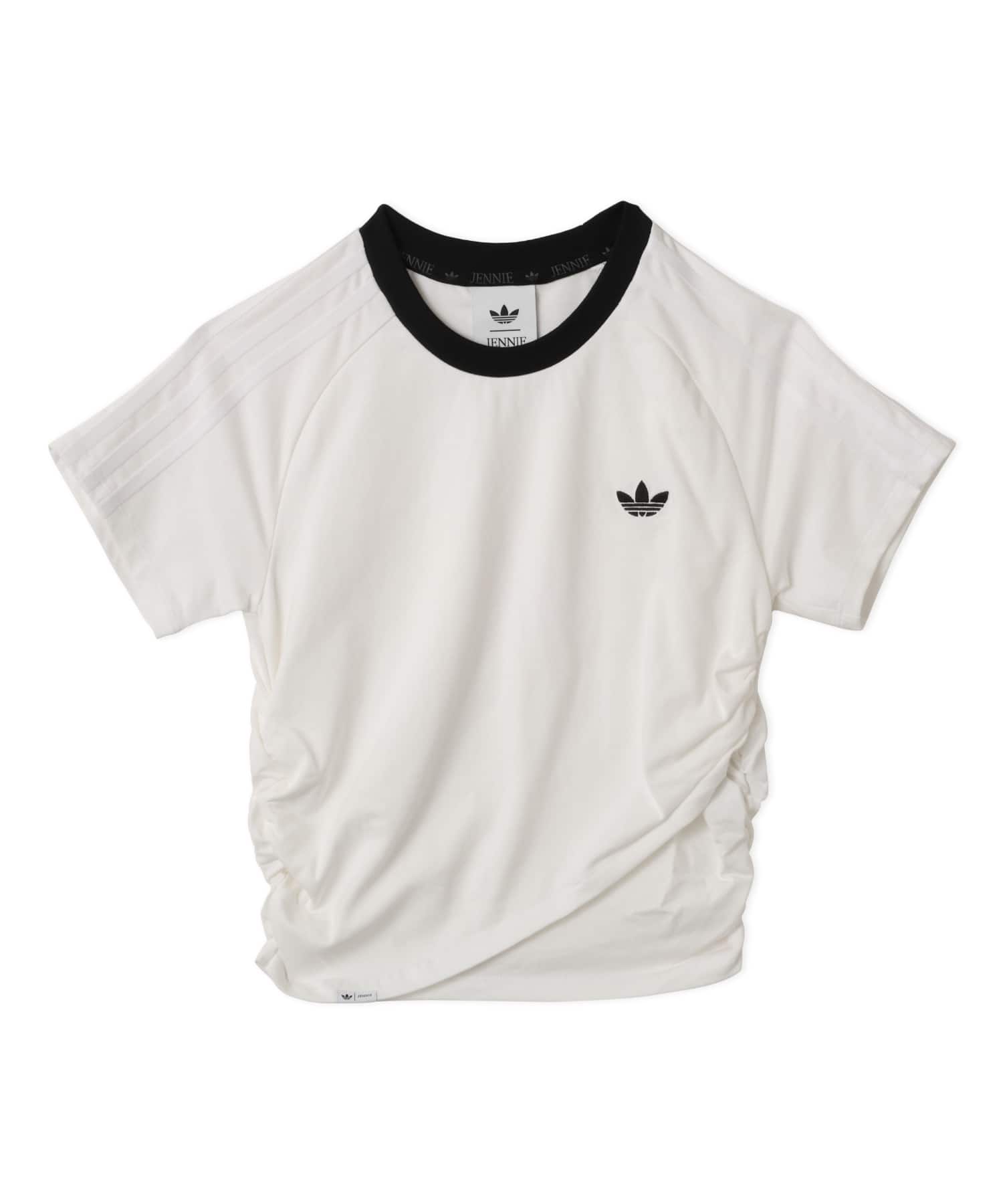 adidas JENNIE LAYERED T-SHIRT ホワイトのメイン画像