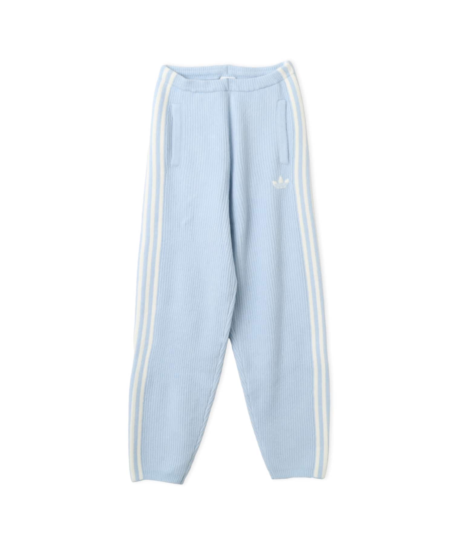 adidas JENNIE KNITTED LOOSE JOGGERS ワンダーブルーのメイン画像