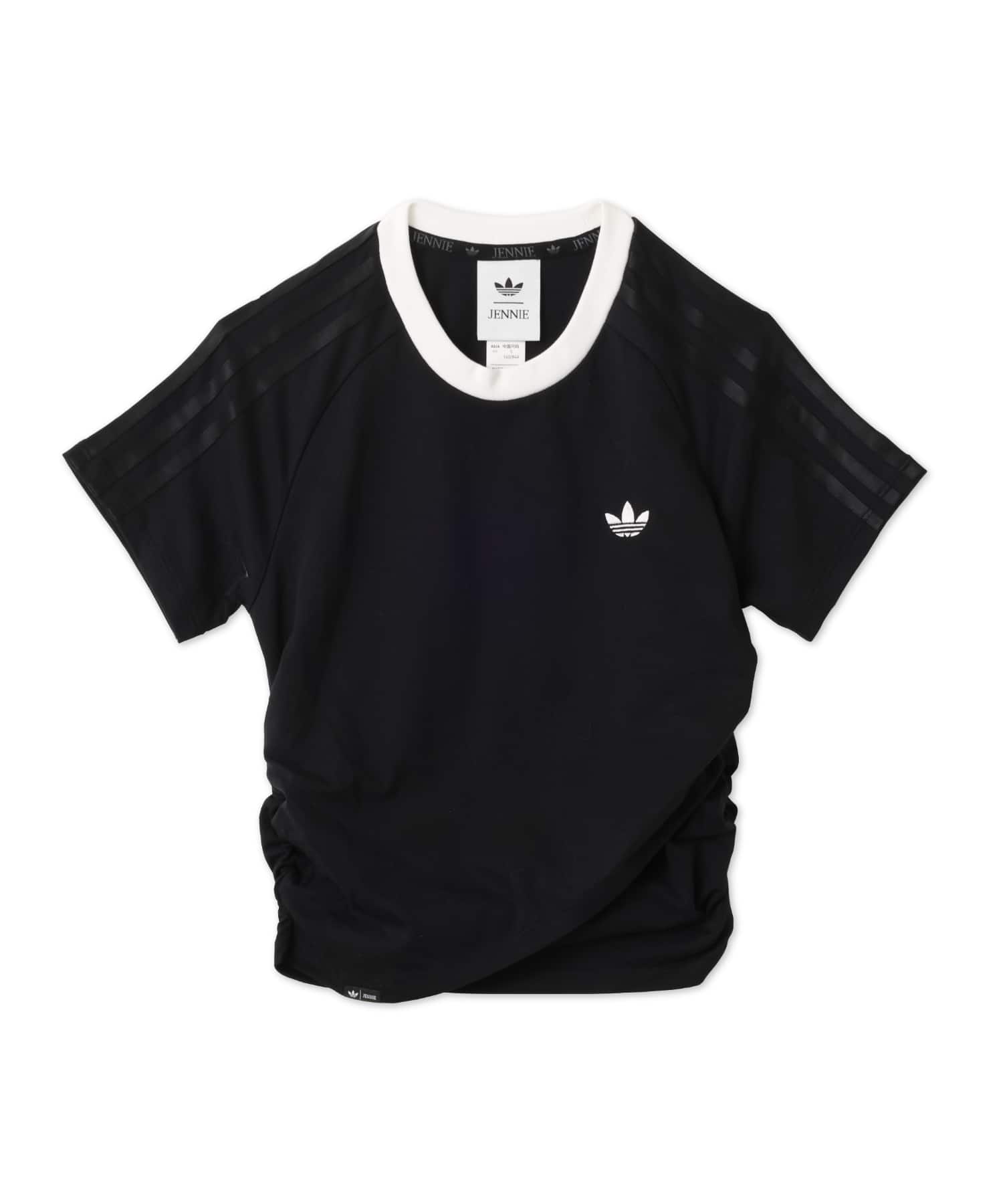 adidas JENNIE LAYERED T-SHIRT ブラックのメイン画像