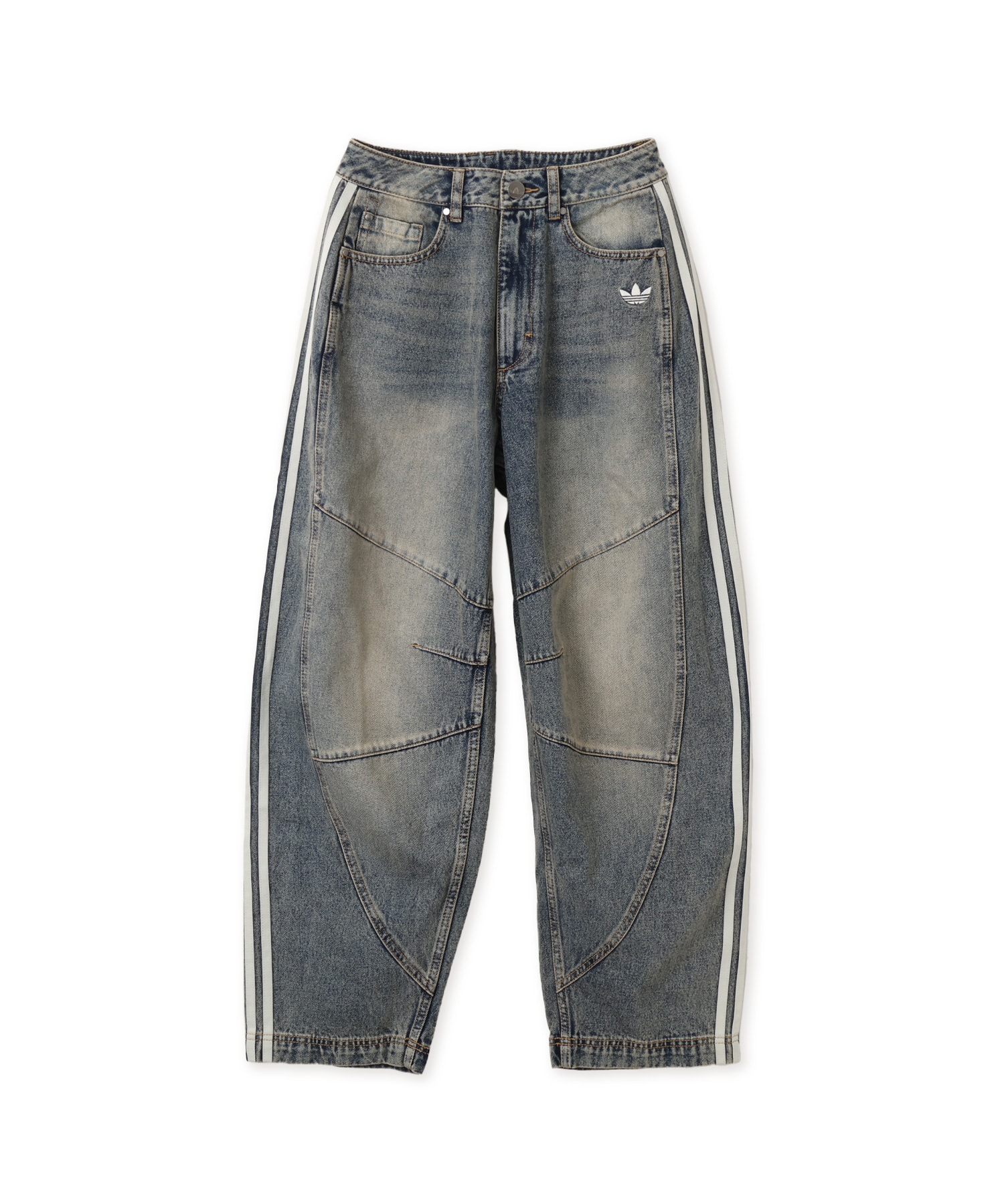 adidas DENIM BARREL PANTS インディゴデニムのメイン画像
