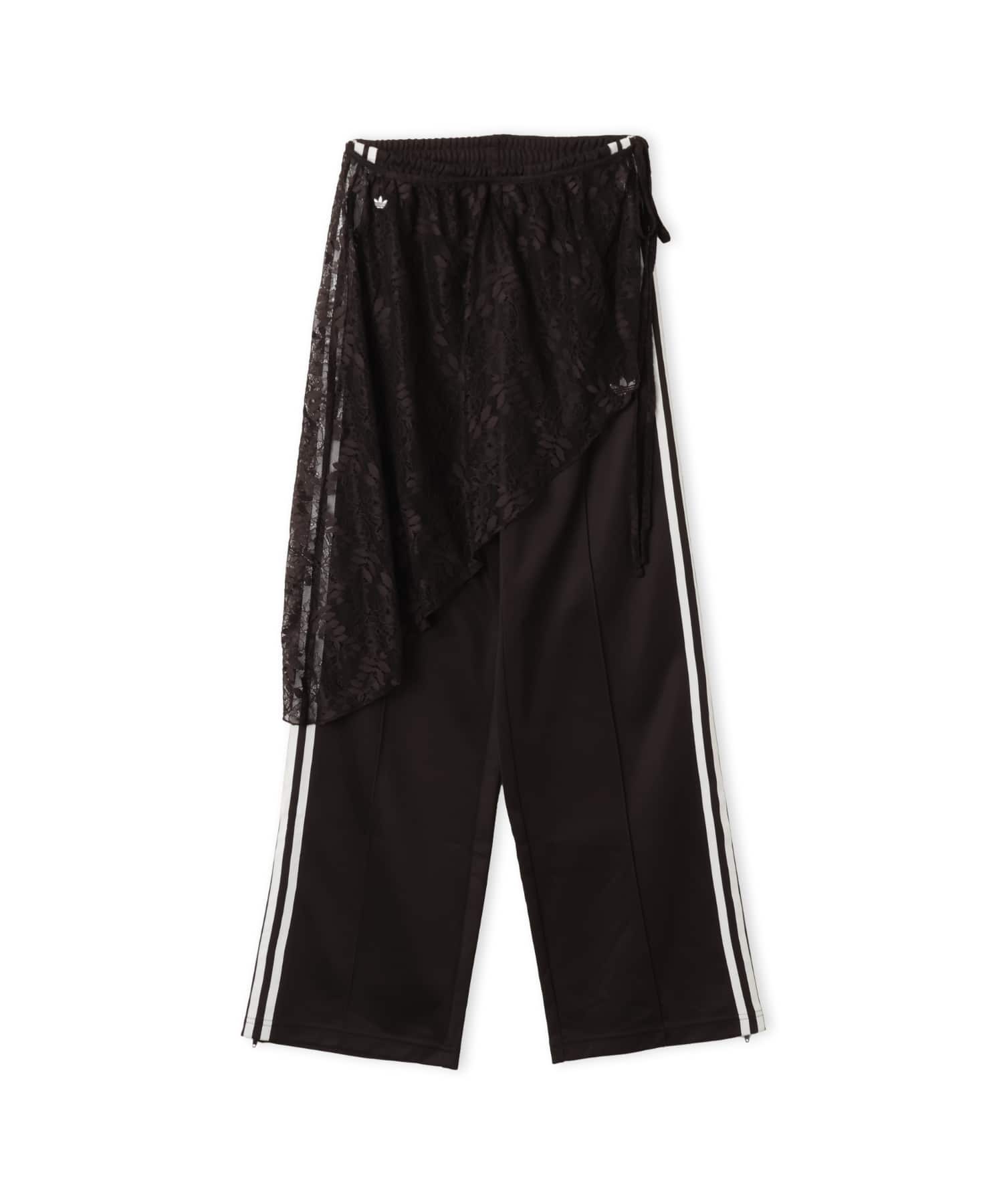 2IN1 FIREBIRD LOOSE TRACK TROUSERS WITH LACE SKIRT ナイトブラウンのメイン画像