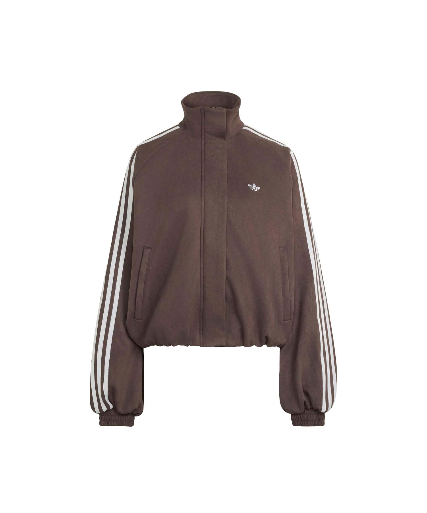 adidas ADILENIUM FAUX SUEDE TRACK TOP オーロラコーヒーのメイン画像