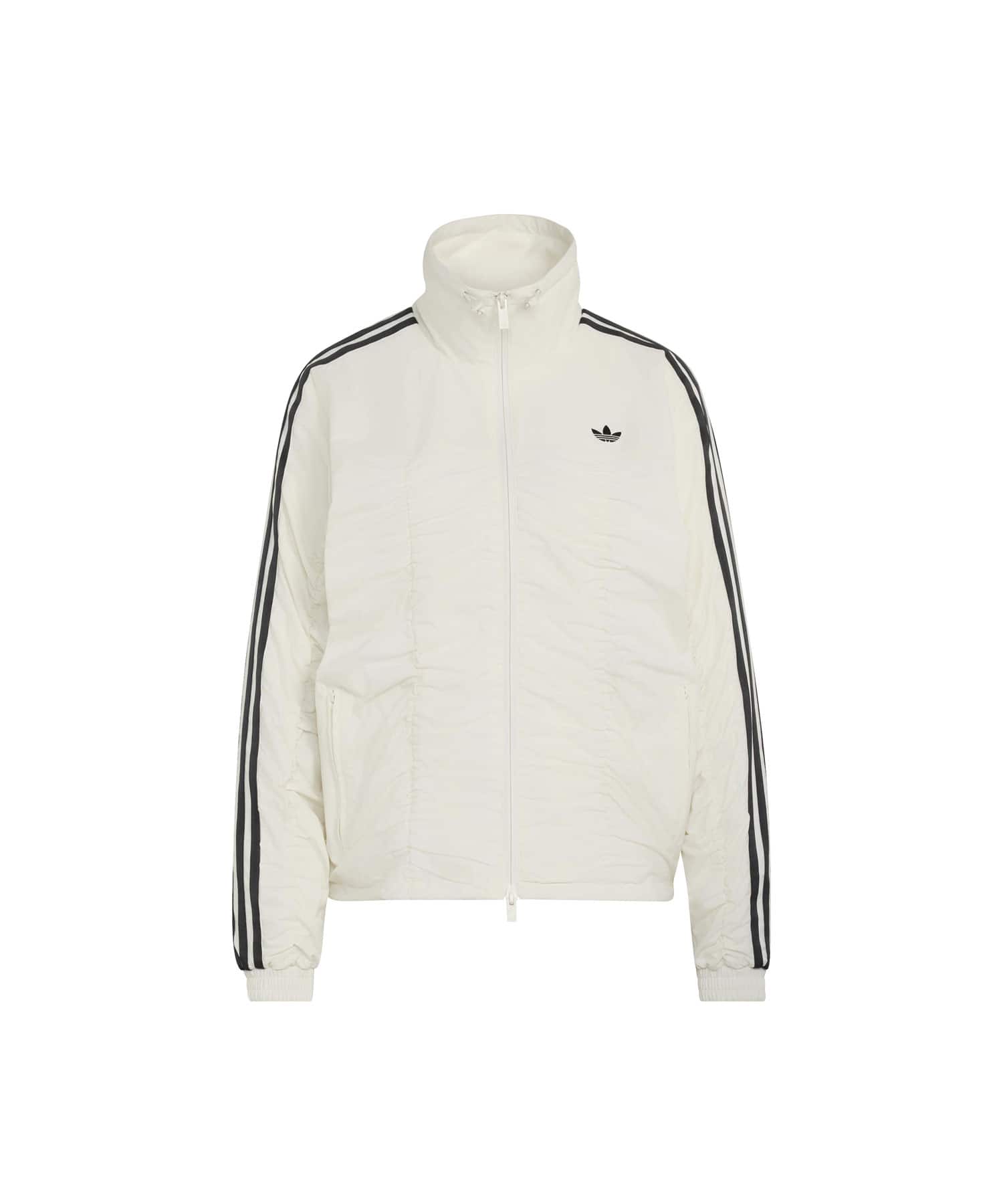 adidas ADILENIUM RUFFLED TRACK JACKET オフホワイトのメイン画像