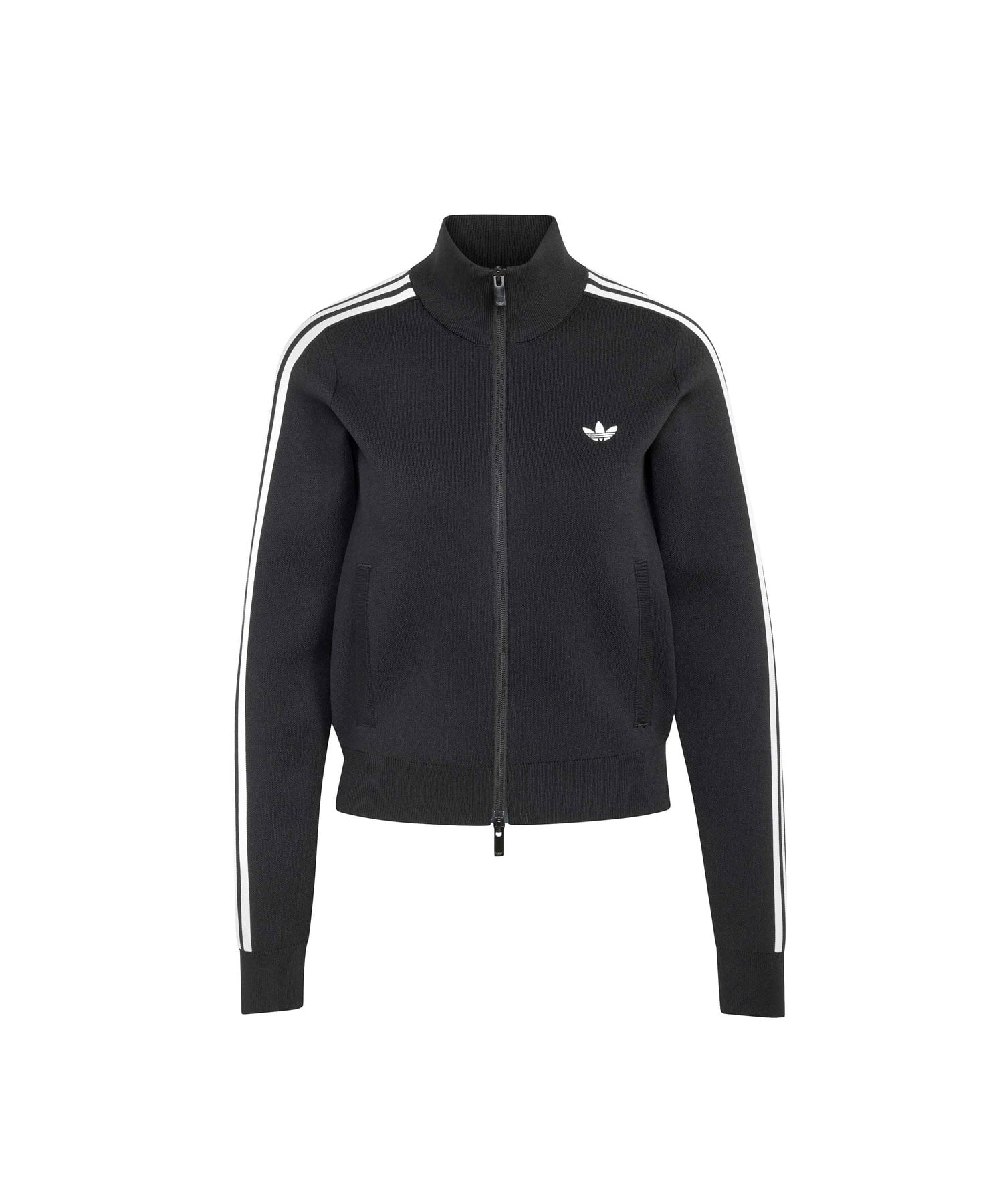adidas ADILENIUM SLIM KNIT TRACK TOP ブラックのメイン画像