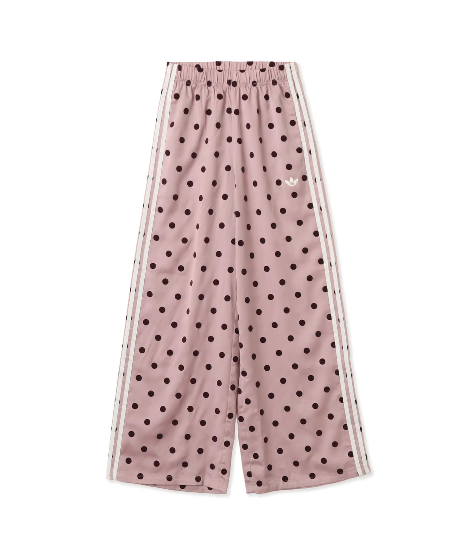 adidas SATIN POLKA DOTS WIDE LEG PANT デュアルライラックのメイン画像