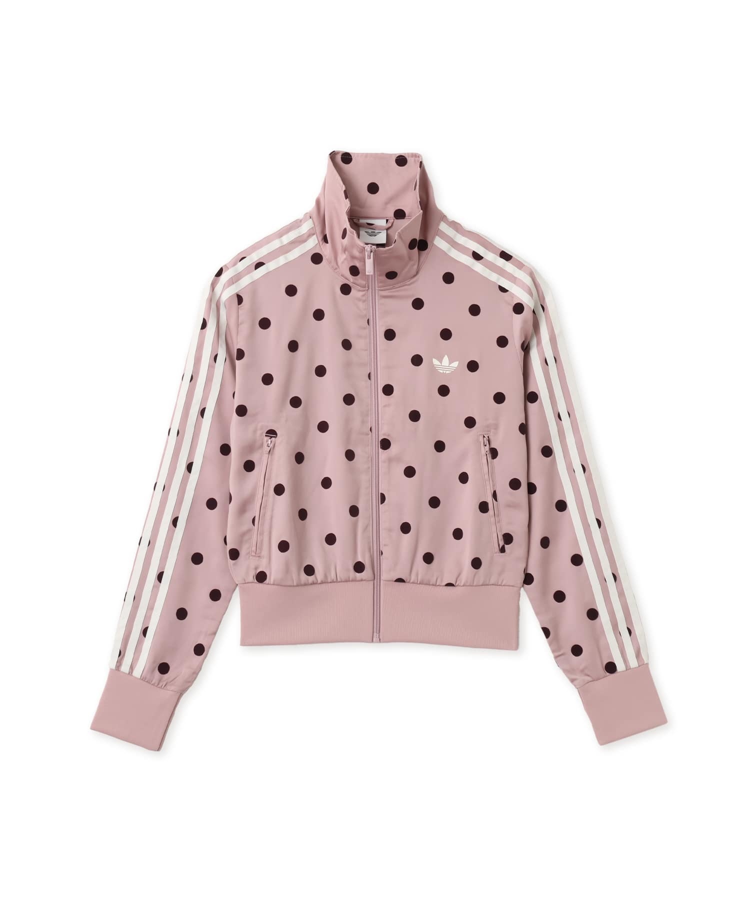 adidas SATIN POLKA DOTS TT TRACK TOP デュアルライラックのメイン画像