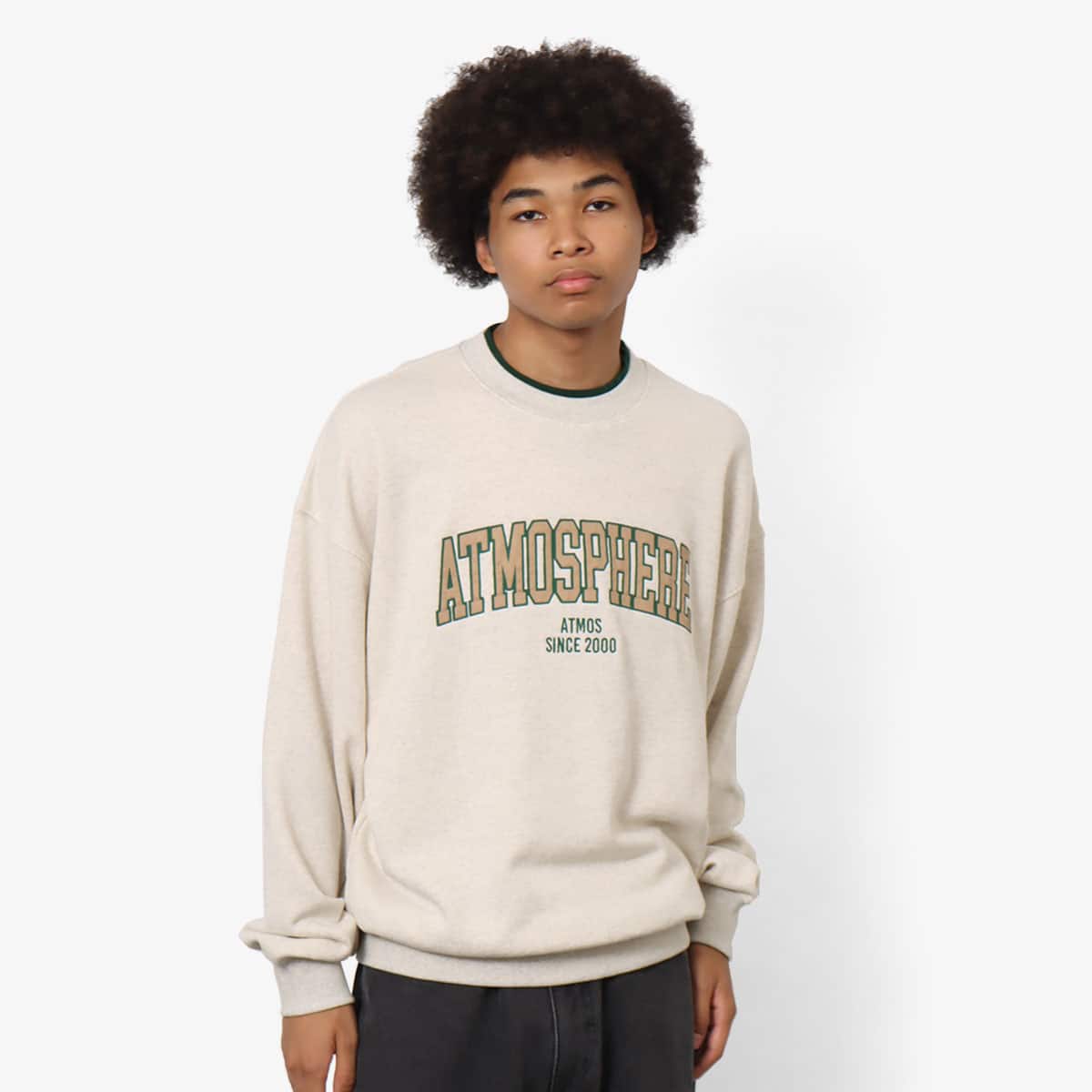 atmos Vintage college logo Sweatshirt OFF WHITE 23FA-I_photo_large