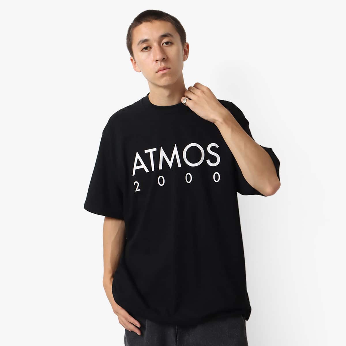 【新品タグ付き】atmos（アトモス ）メッシュTシャツ ブラック