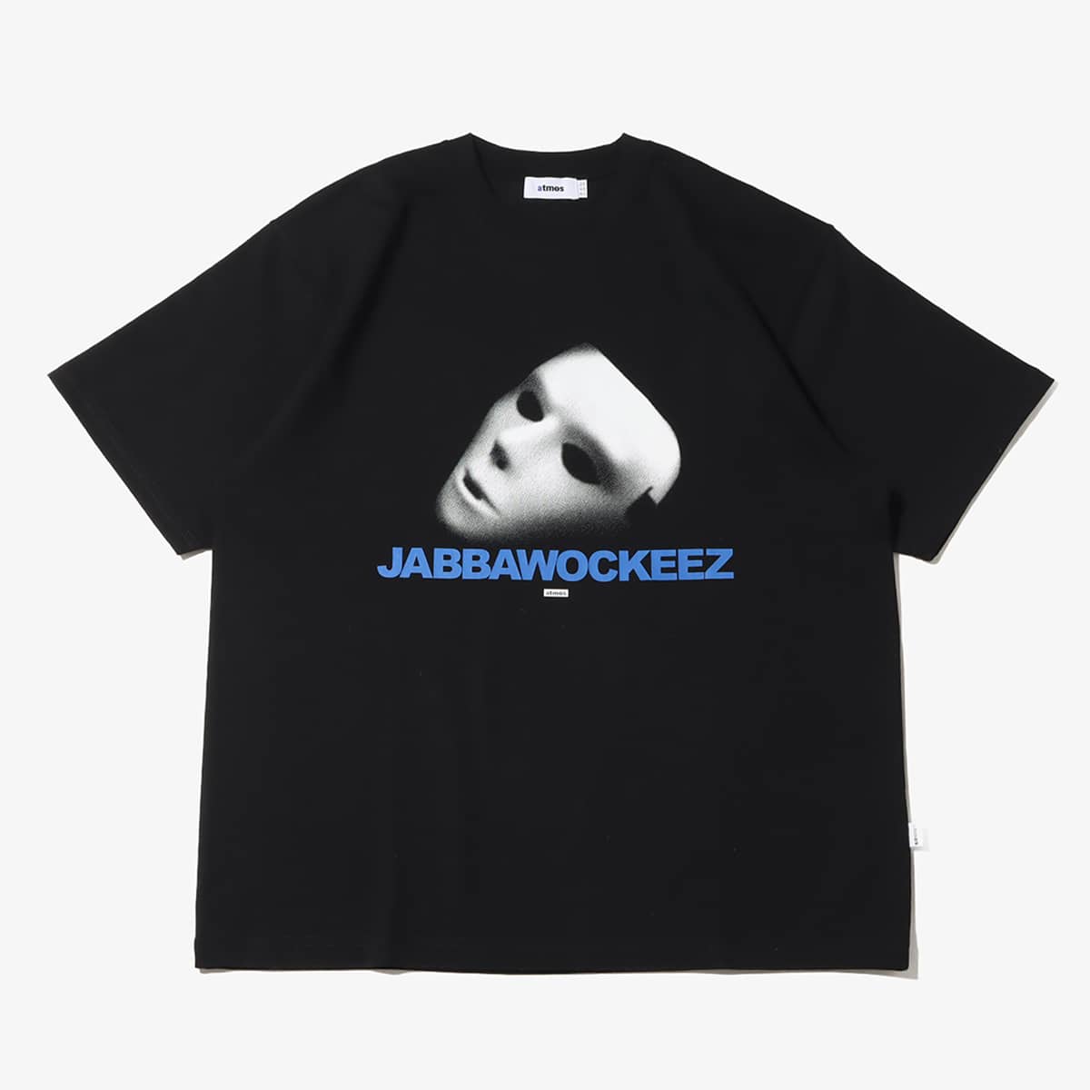 atmos × JABBAWOCKEEZ MASK Front Print T-shirts BLACK
