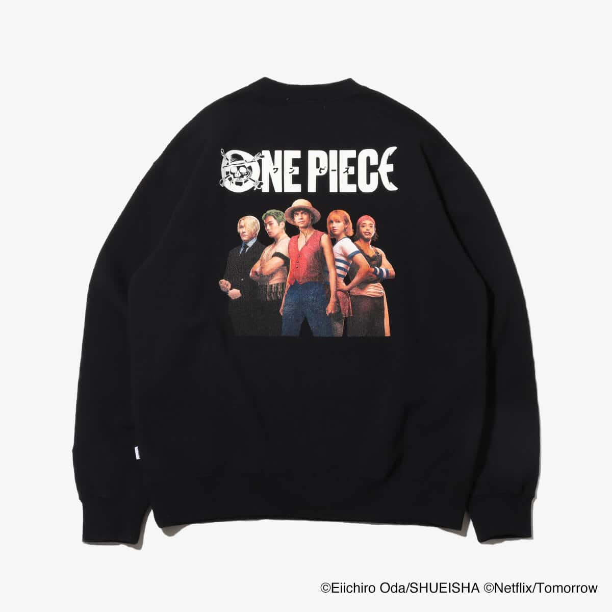 atmos x Netflixシリーズ「ONE PIECE」 x INCRM Sweatshirts BLACK