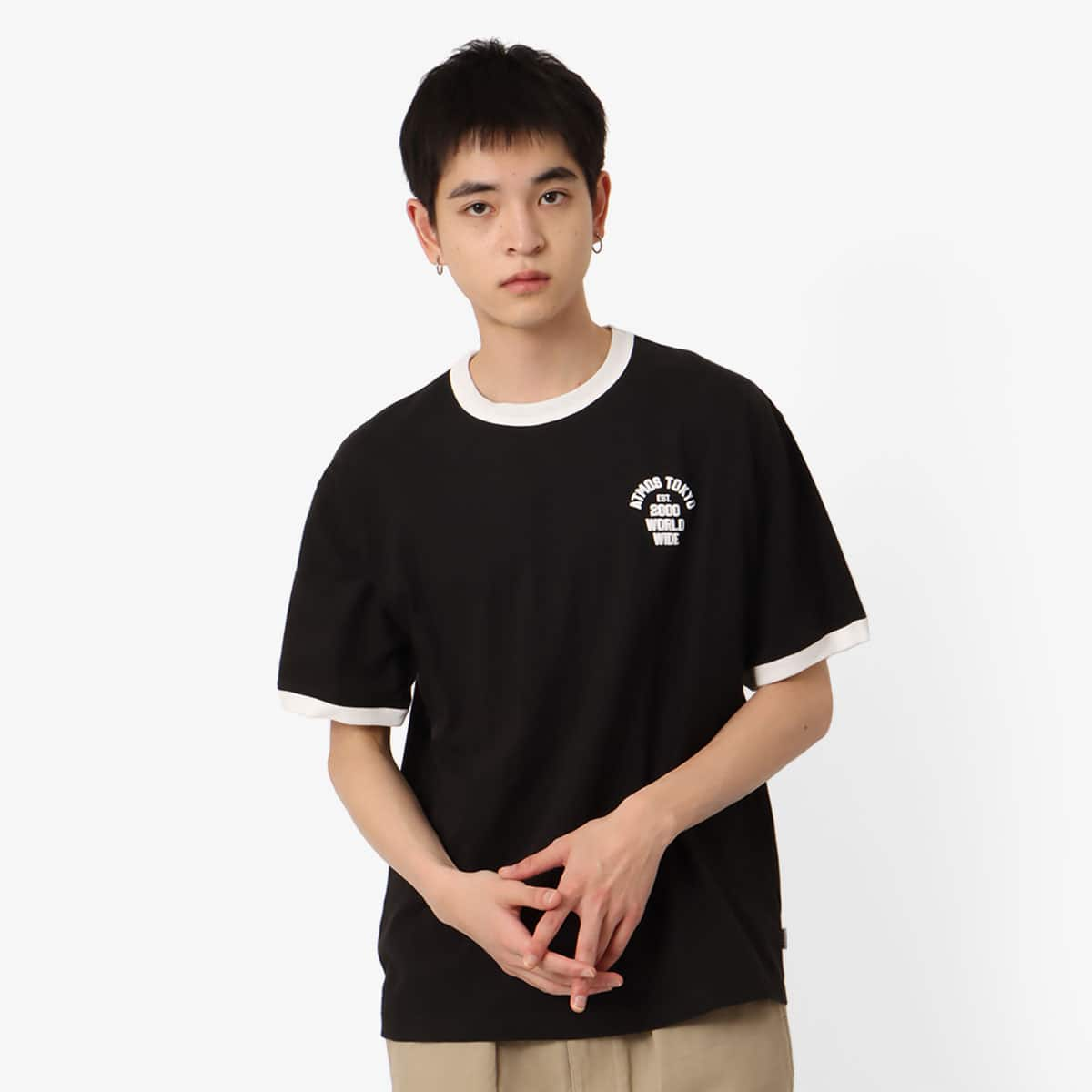 atmos Ringer T-shirt BLACK 23HO-I