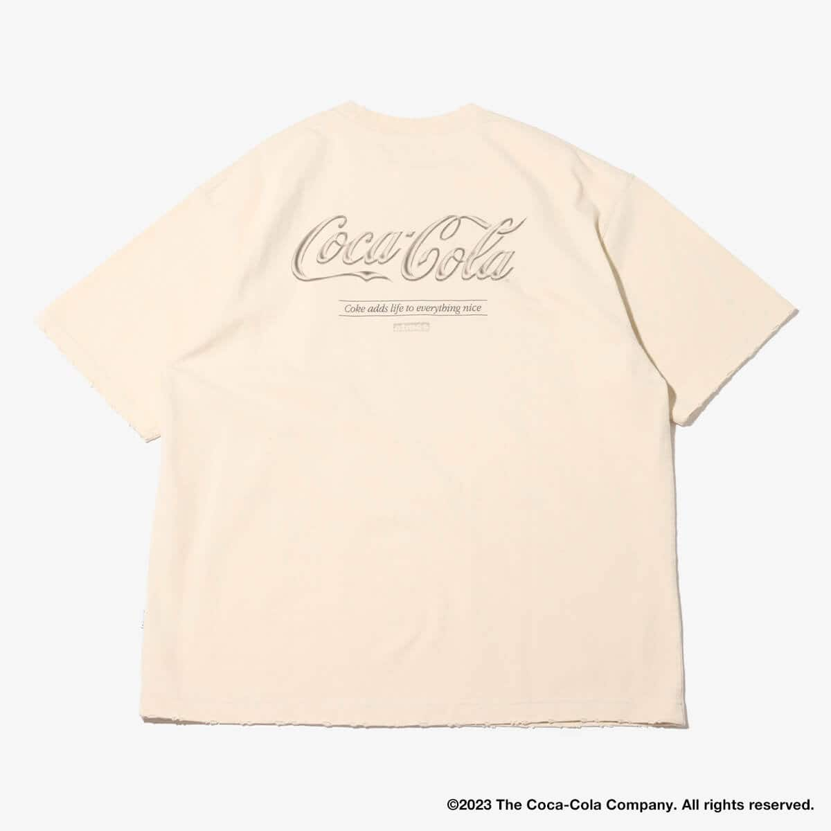 Coca Cola | atmos Metallic Logo T-shirts IVORY 23HO-S