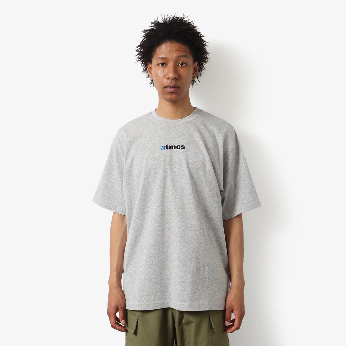 atmos Embroidery Classic Logo T-shirts GREY 23FA-I