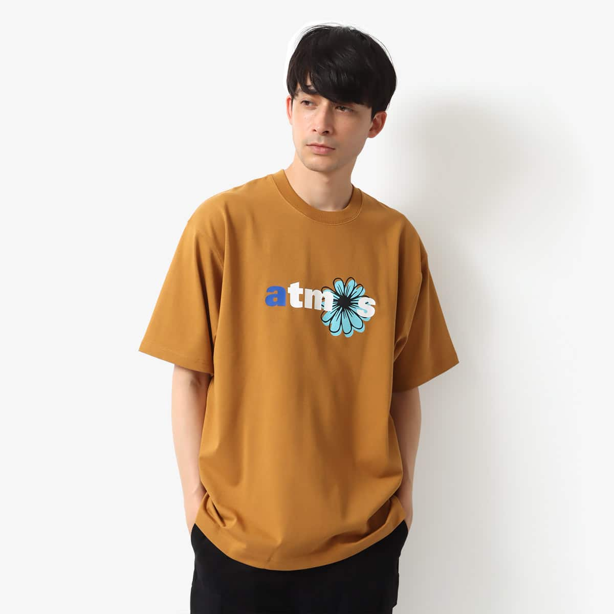 atmos Flower Logo T-shirts CAMEL 23SU-I