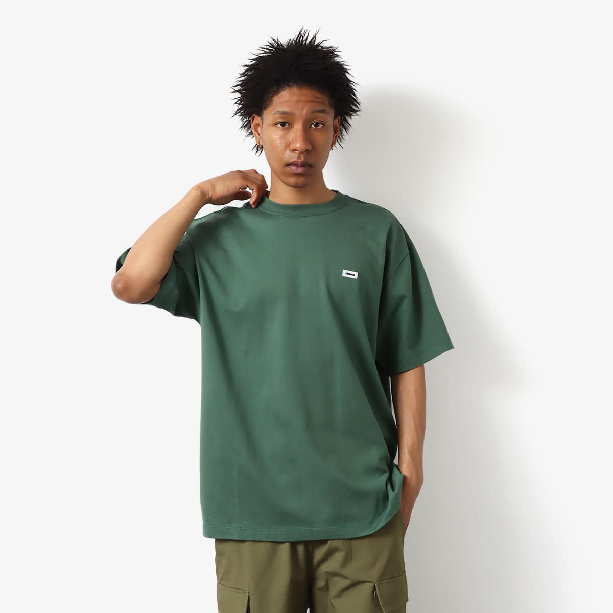 atmos PATCH LOGO T-shirts GREENのメイン画像