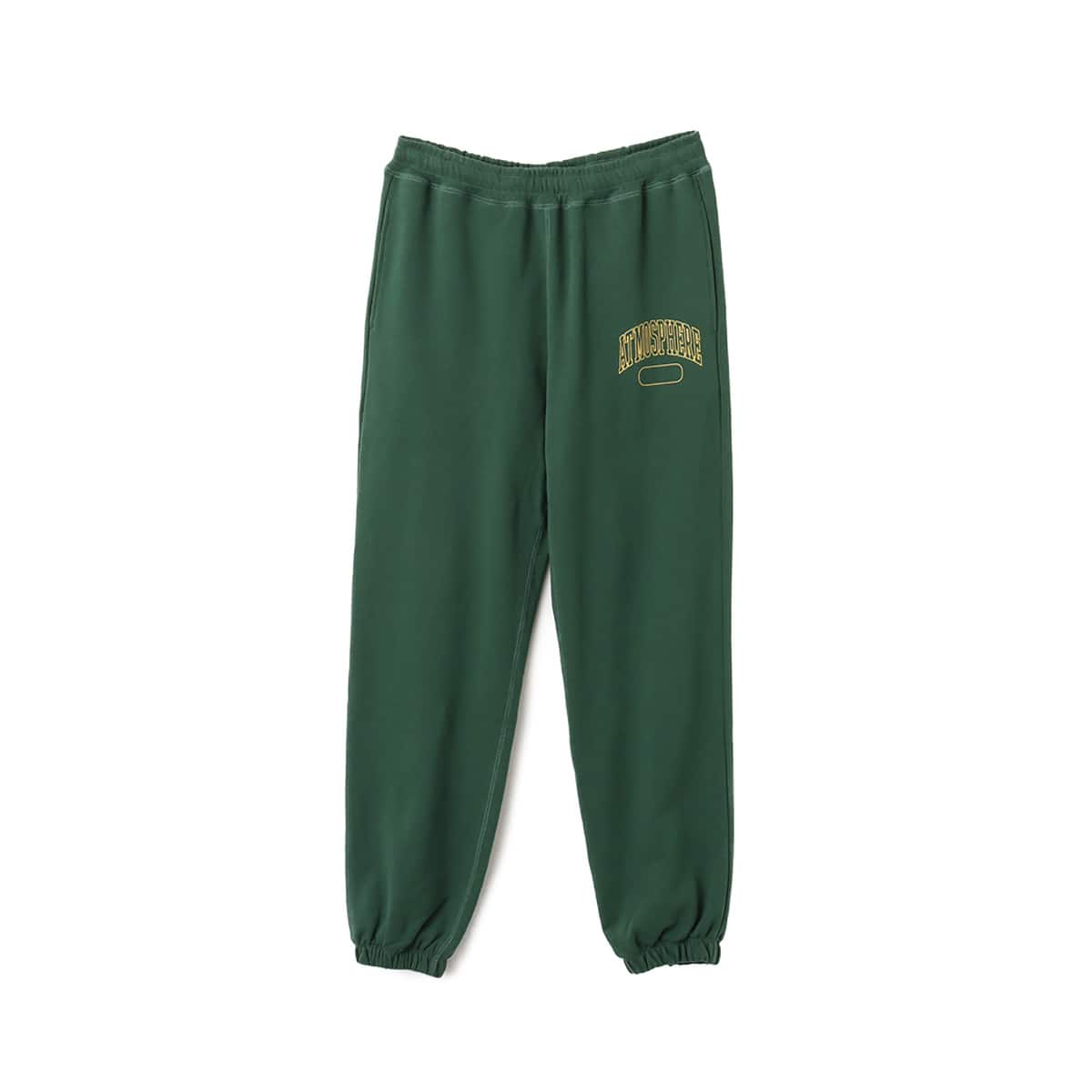 atmos Vintage college logo Sweat Pants GREEN のメイン画像
