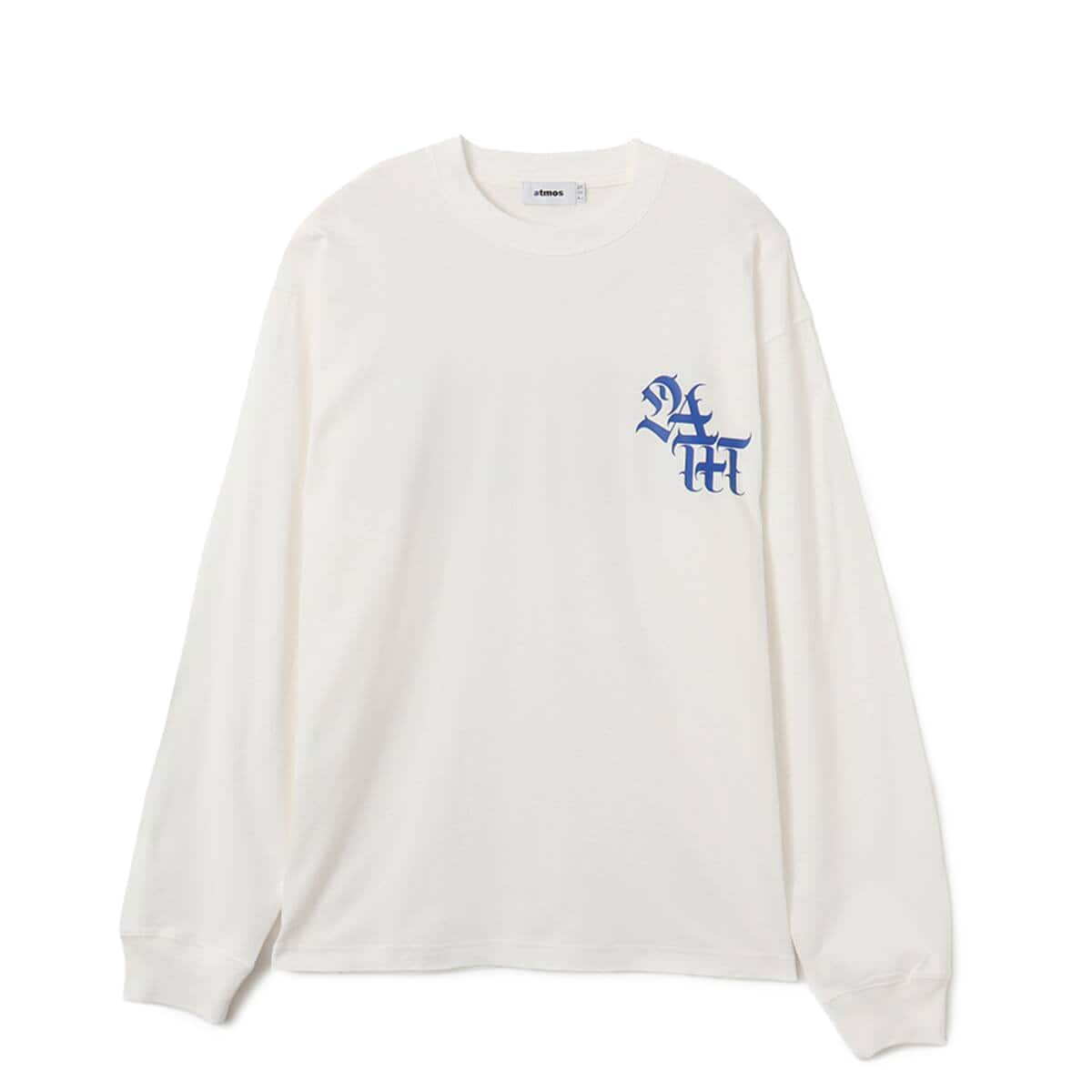 atmos New Old English LS T-Shirt WHITE のメイン画像