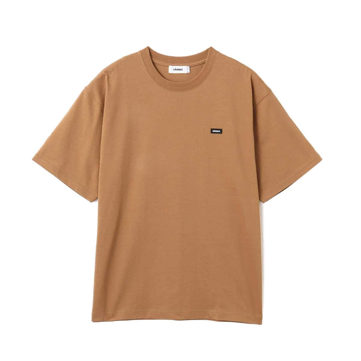 atmos PATCH LOGO SS T-Shirt BROWN のメイン画像
