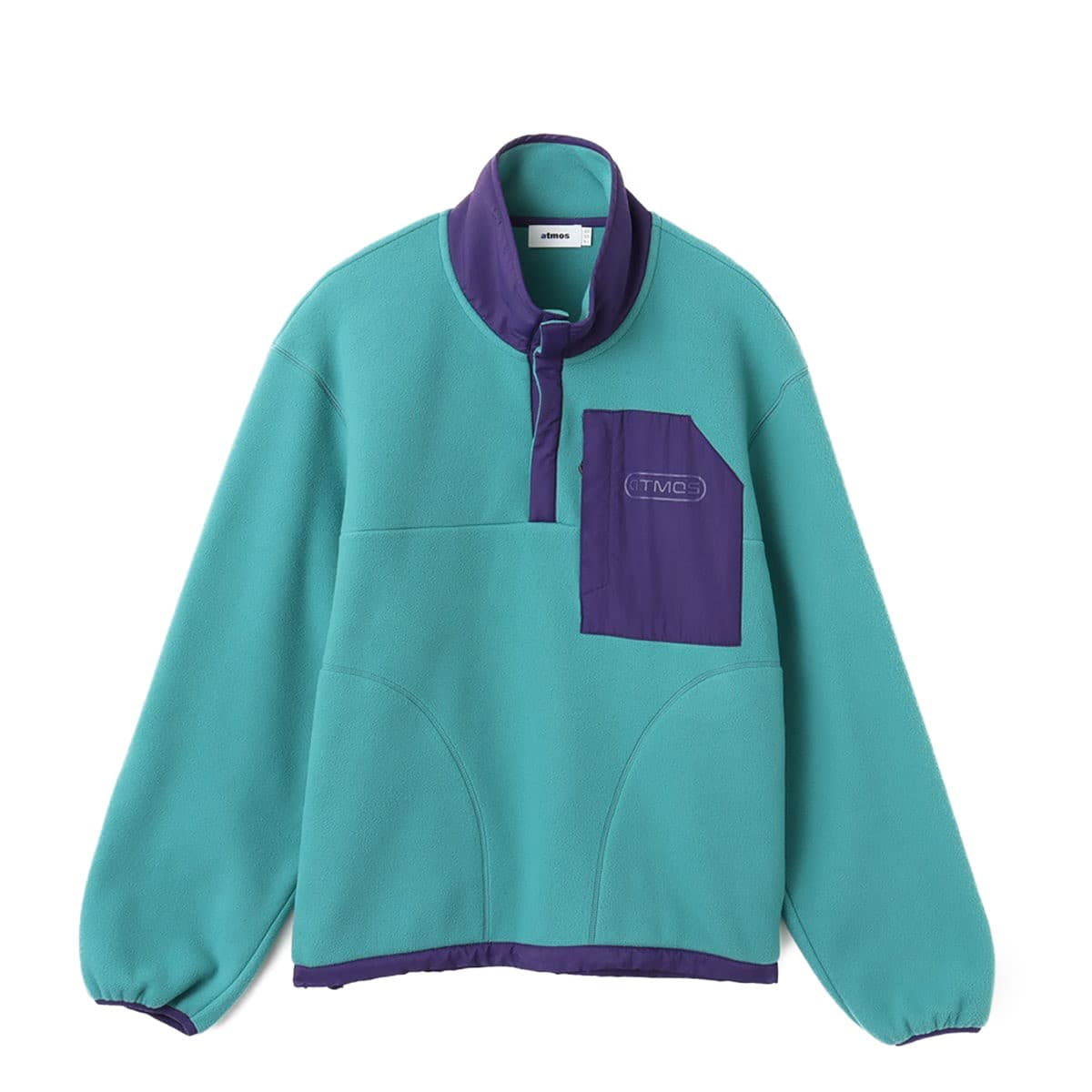 atmos Recycled Heavy Weight Fleece Tops BLUEのメイン画像