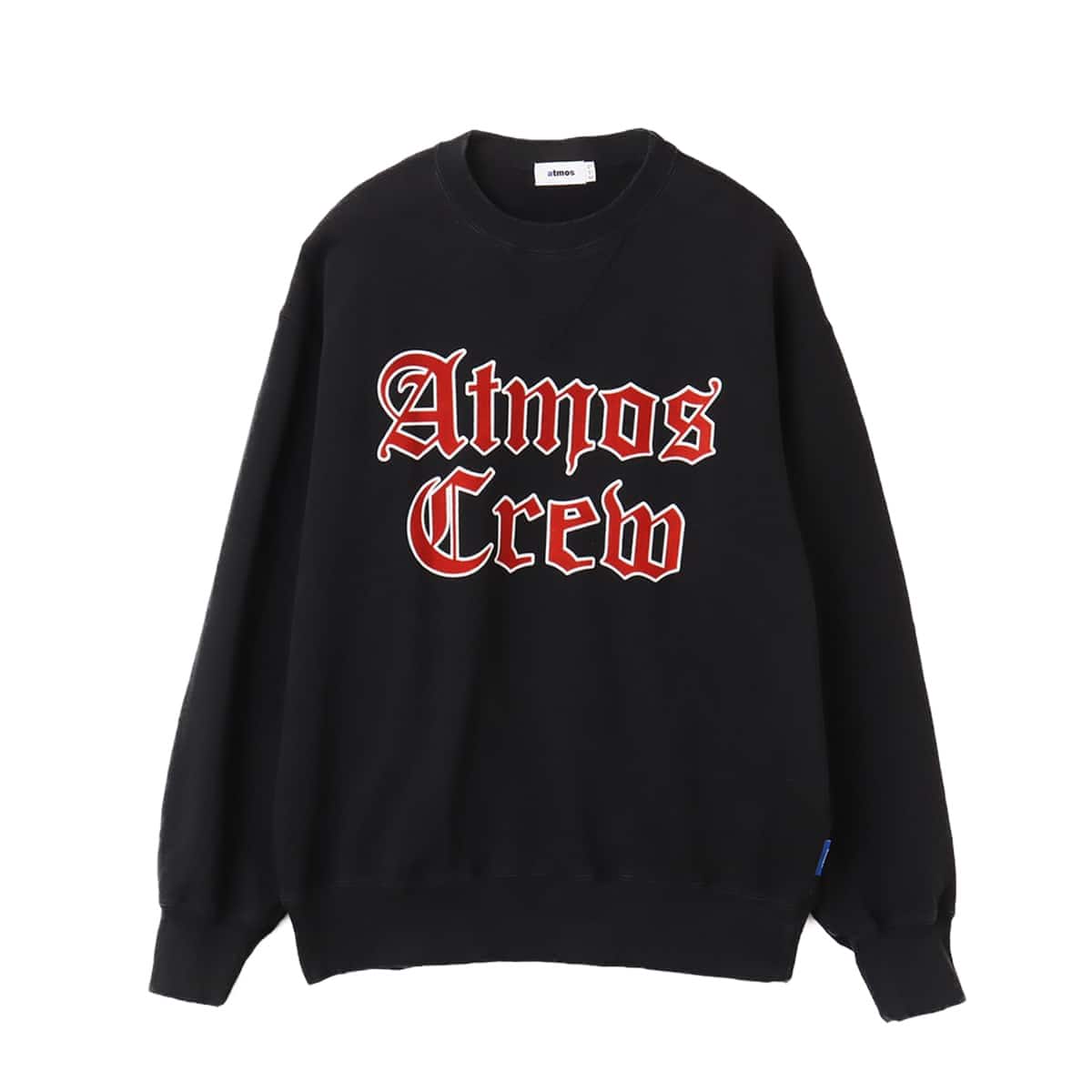 atmos Flocky Print Sweatshirt BLACK のメイン画像