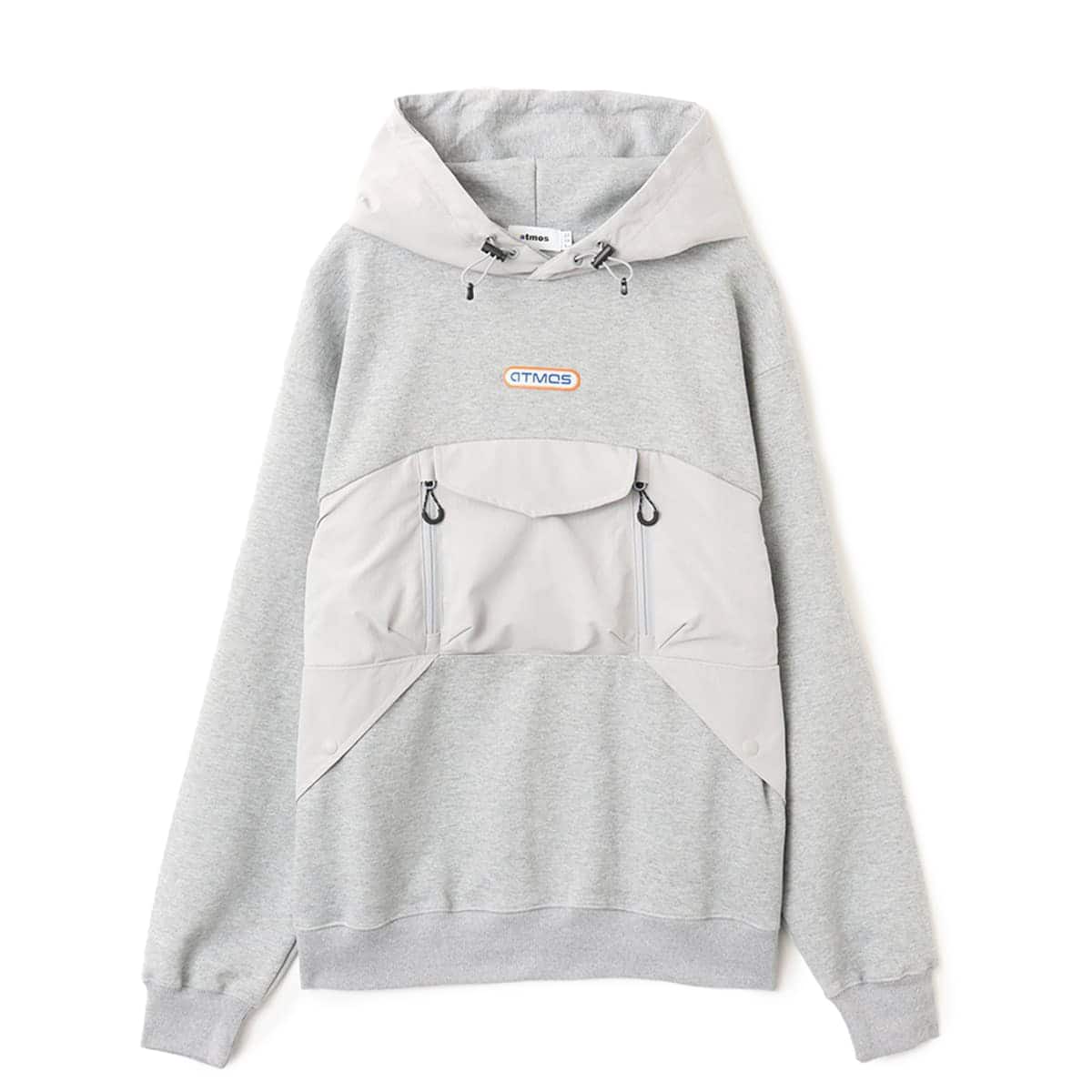 atmos TECHNICAL Hooded Sweatshirt GRAYのメイン画像