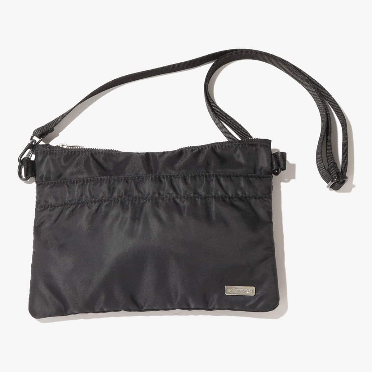 atmos Nylon Twill shoulder bag BLACK