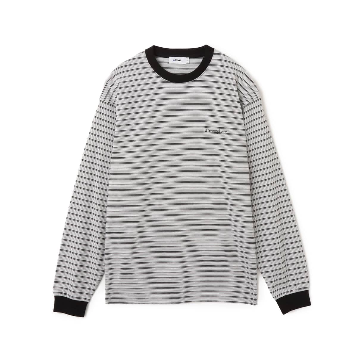 atmos Border Long T-shirt BLACKのメイン画像