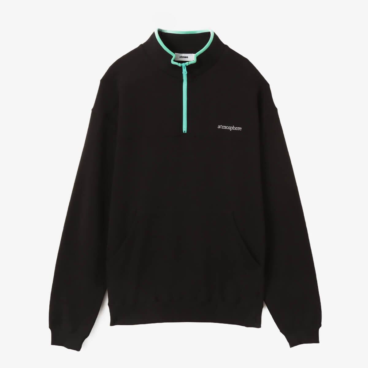 atmos Half Zip Pullover BLACK 24SP-I