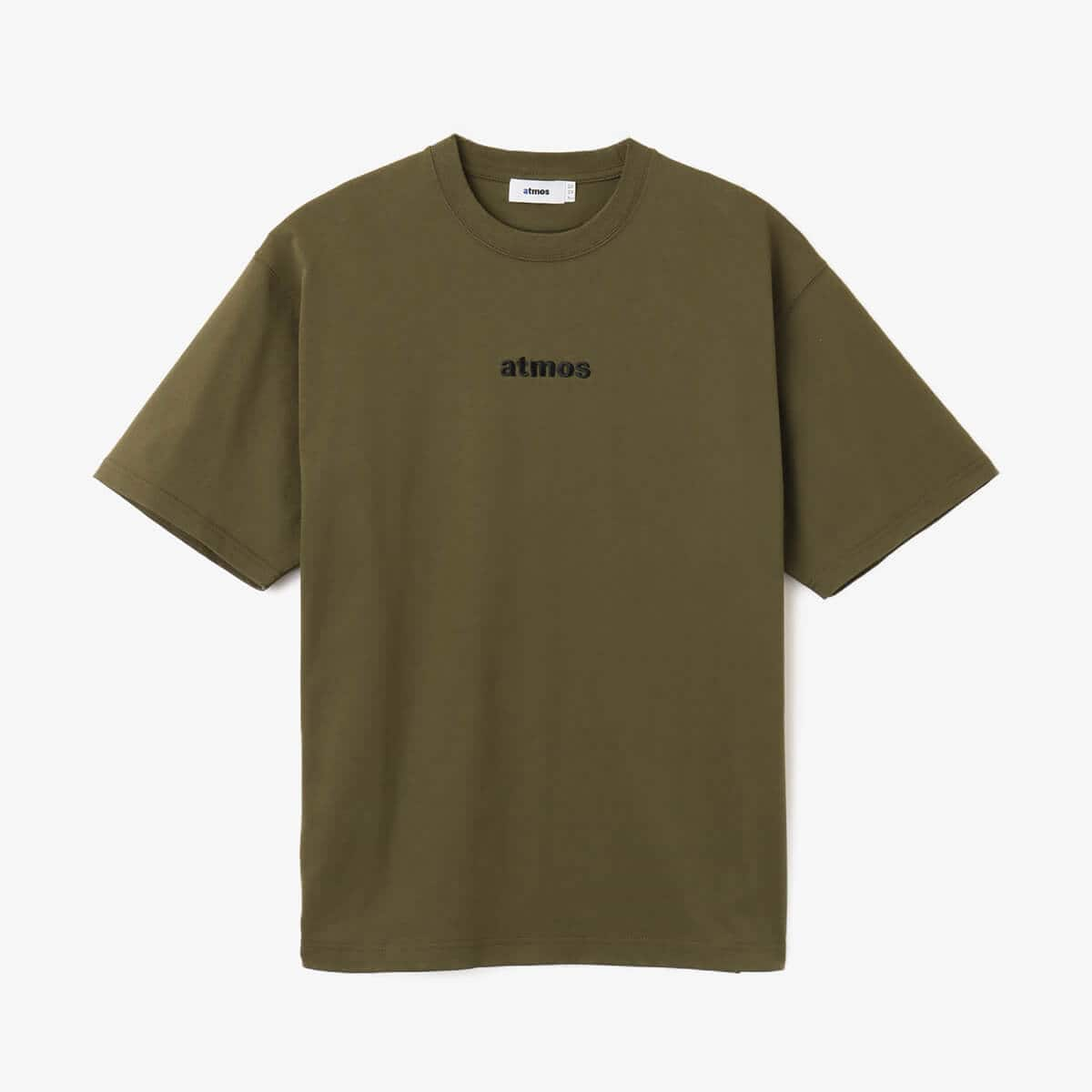 atmos Embroidery Classic Logo T-shirt KHAKI