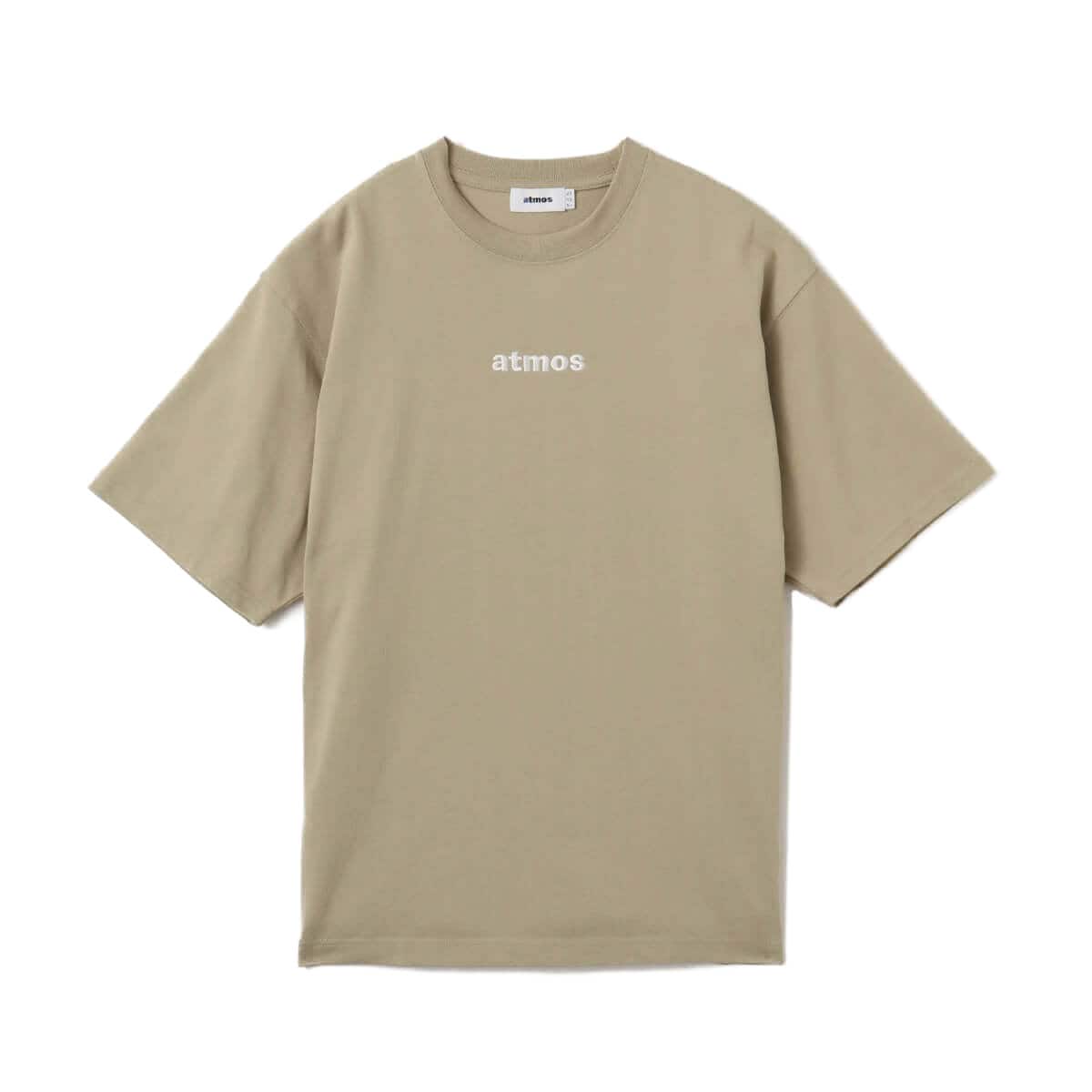 atmos Embroidery Classic Logo T-shirt LIGHT KHAKI のメイン画像