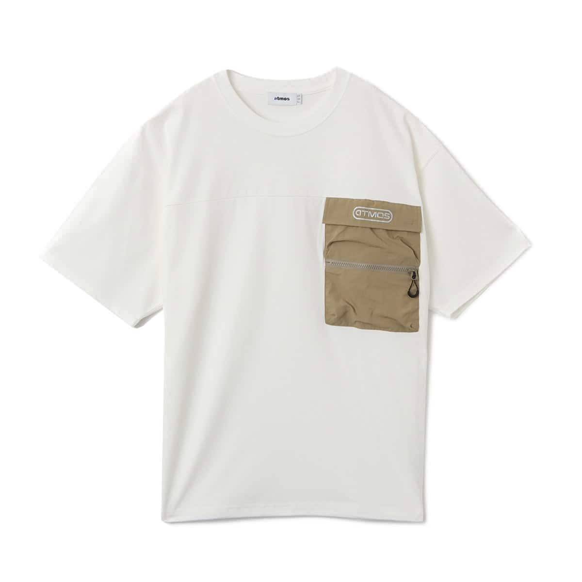 atmos Fishing T-shirt WHITE x BEIGE のメイン画像