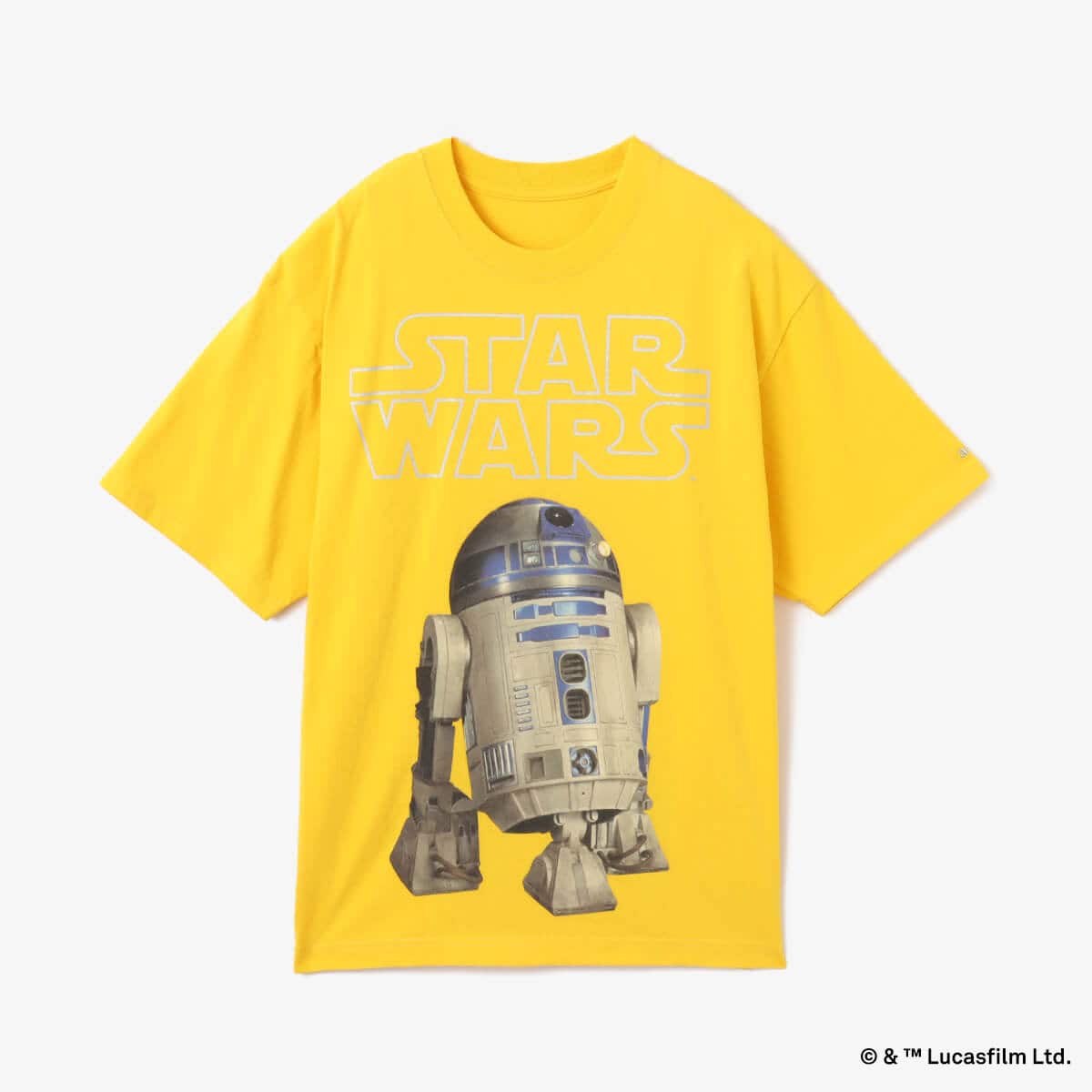 atmos 【STAR WARS】 C-3PO ＆ R2-D2 / T-shirt YELLOW
