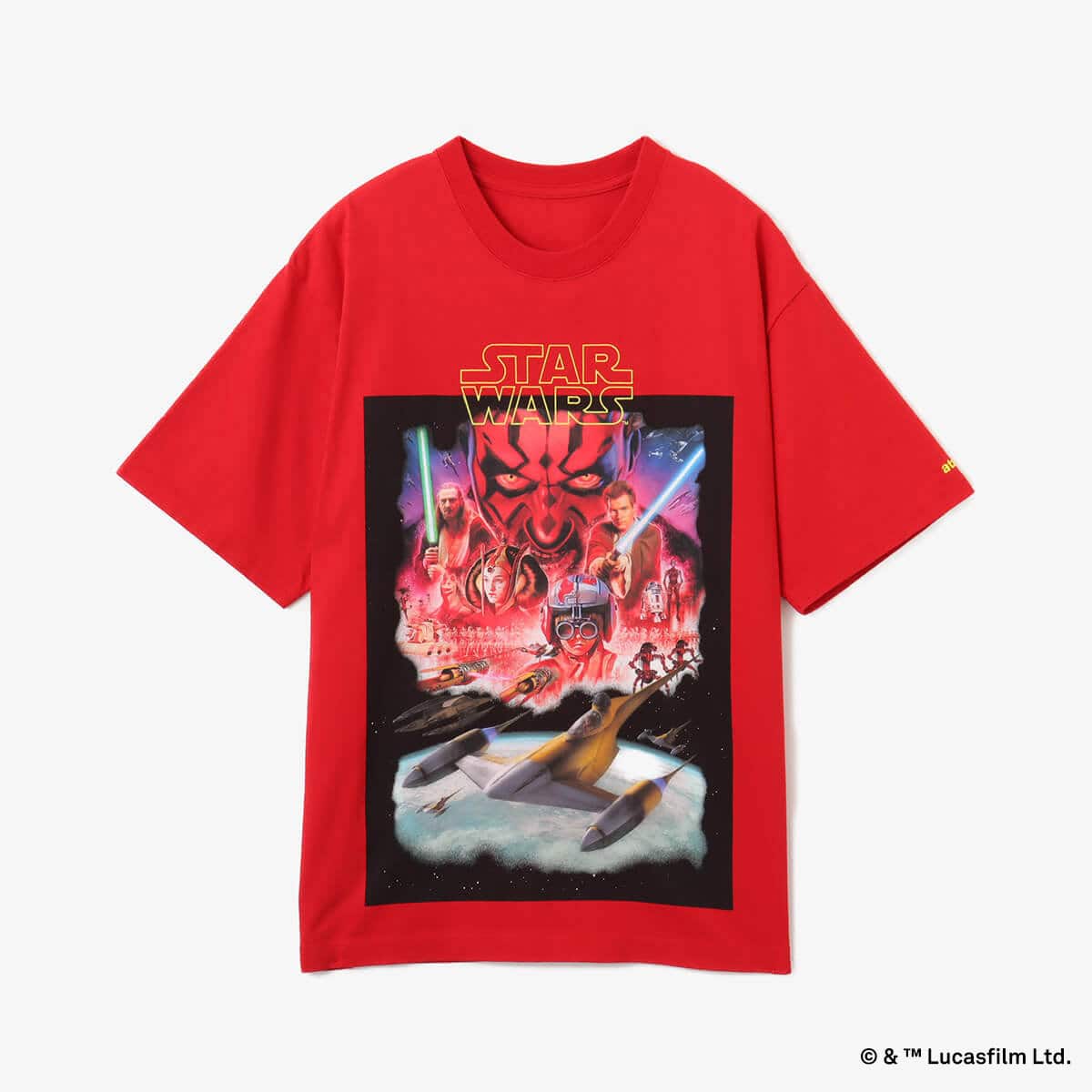 atmos 【STAR WARS】 EPISODE 1 / T-shirt RED