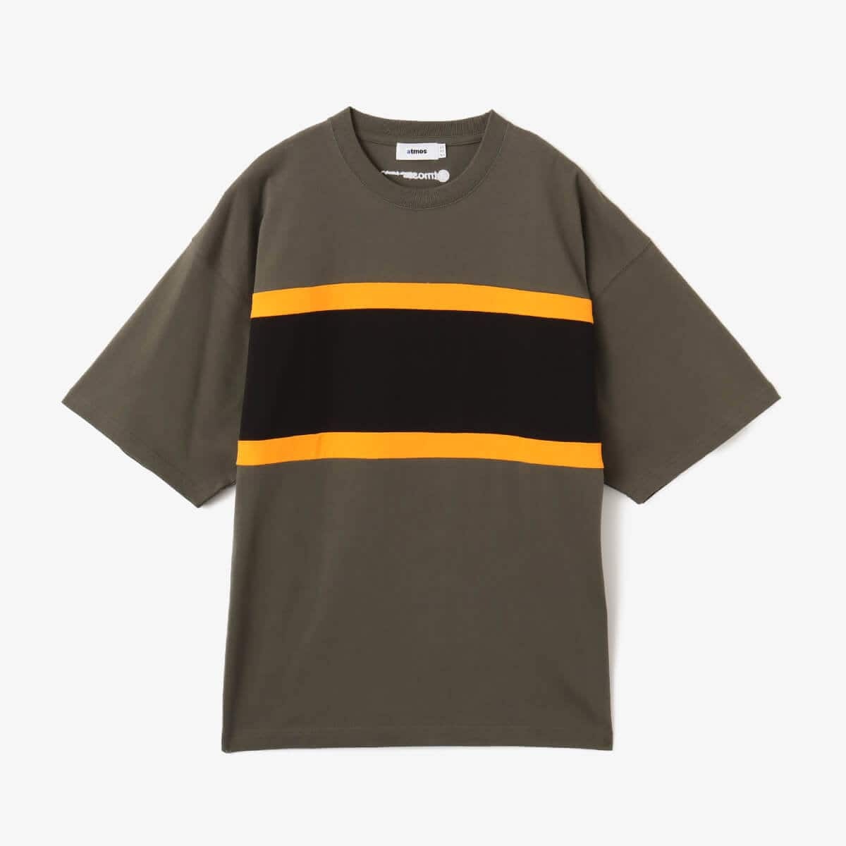 atmos PANELED BORDER T-Shirt Black - ブラック - M