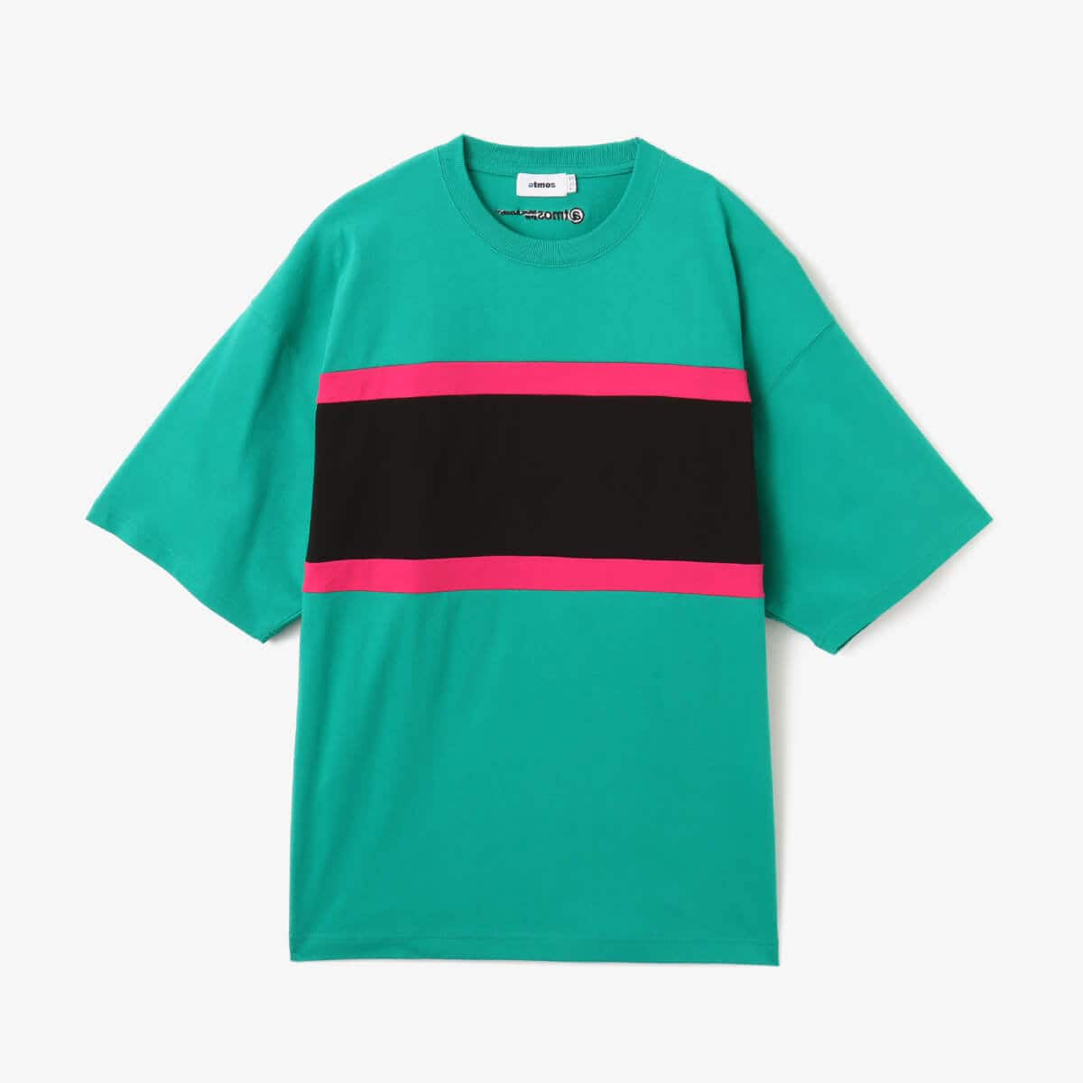 atmos PANELED BORDER T-Shirt Green - グリーン - L