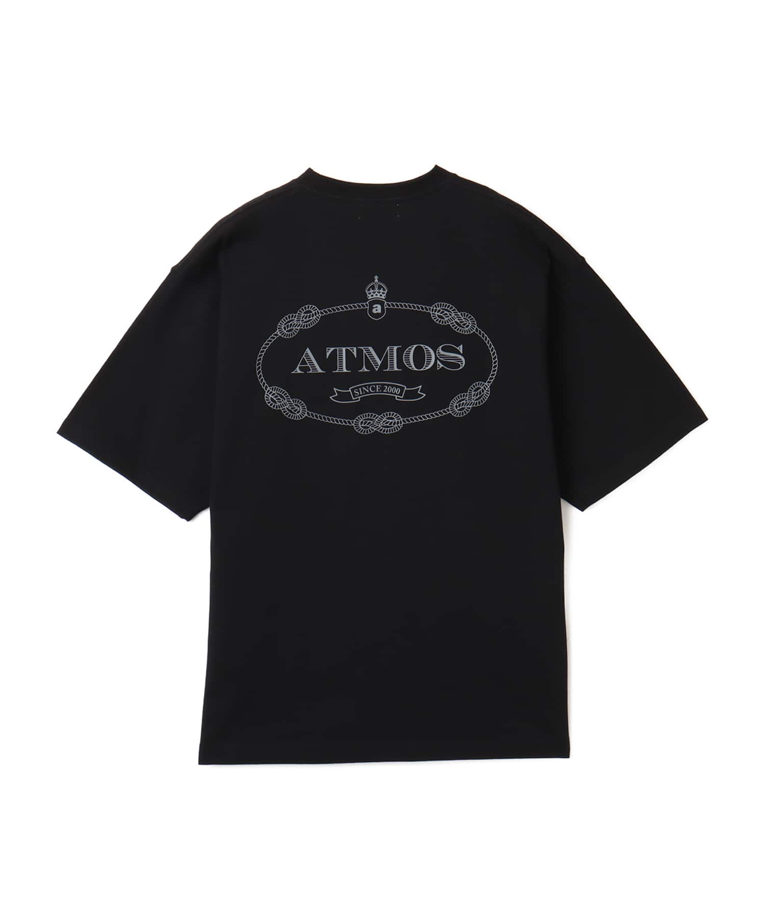 atmos Emblem Logo T-shirt BLACKのメイン画像