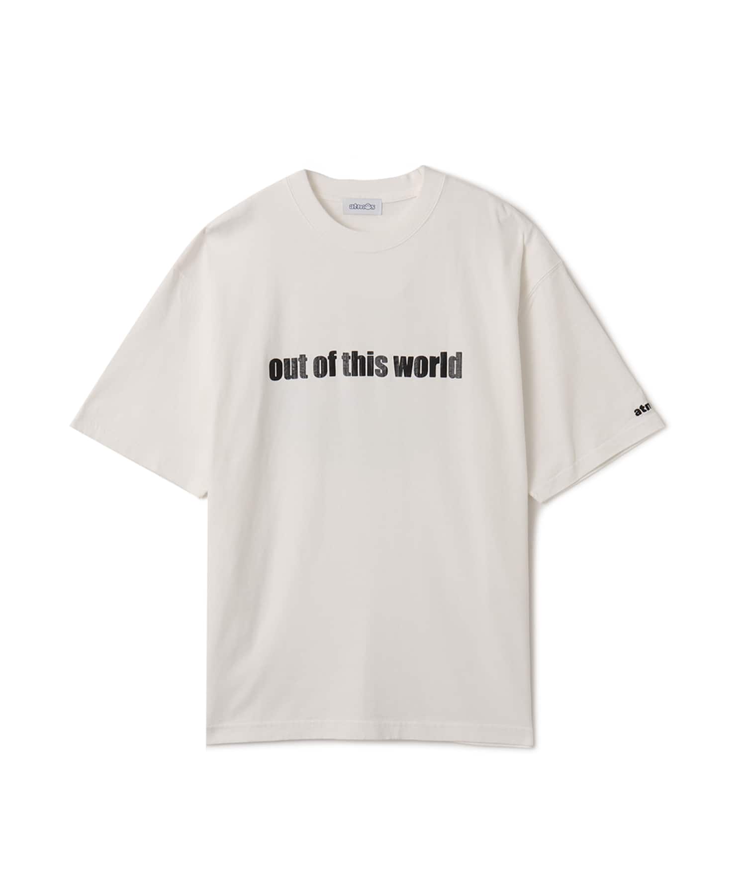 atmos ”TENKYU” Crack Print Face T-shirt 1 WHITEのメイン画像