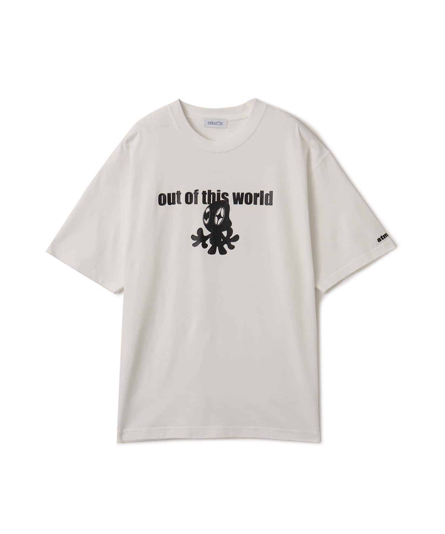atmos ”TENKYU” Crack Print T-shirt 2 WHITEのメイン画像