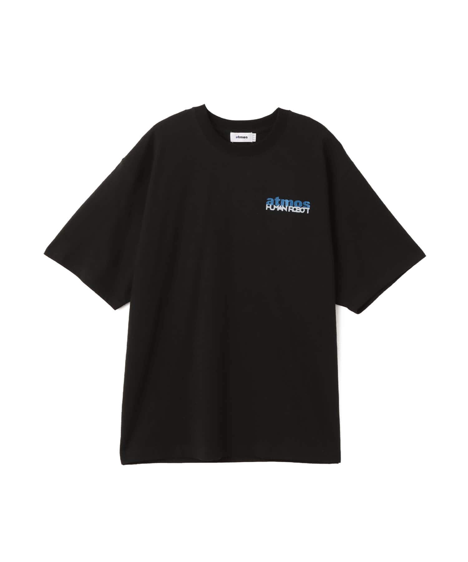 atmos x HUMAN ROBOT T-shirt BLACKのメイン画像